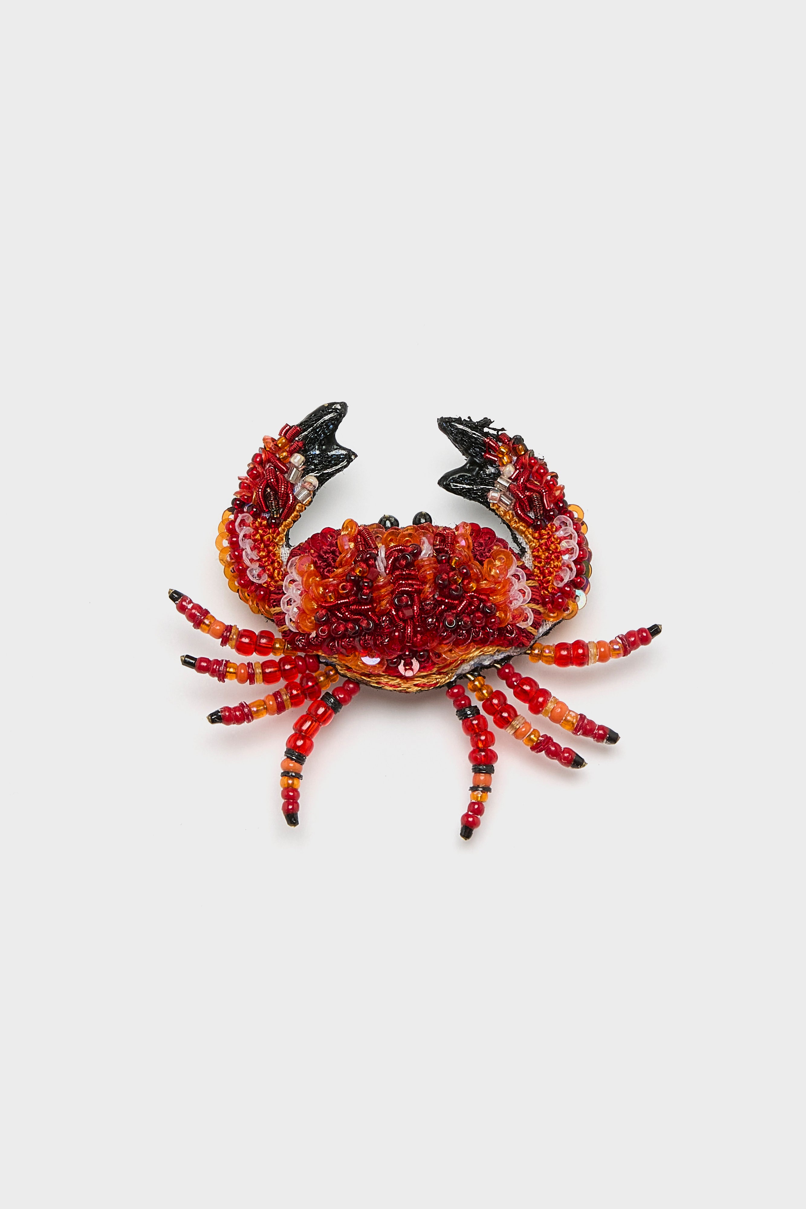 Red Crab Brooch Pin (261 / W / RED)