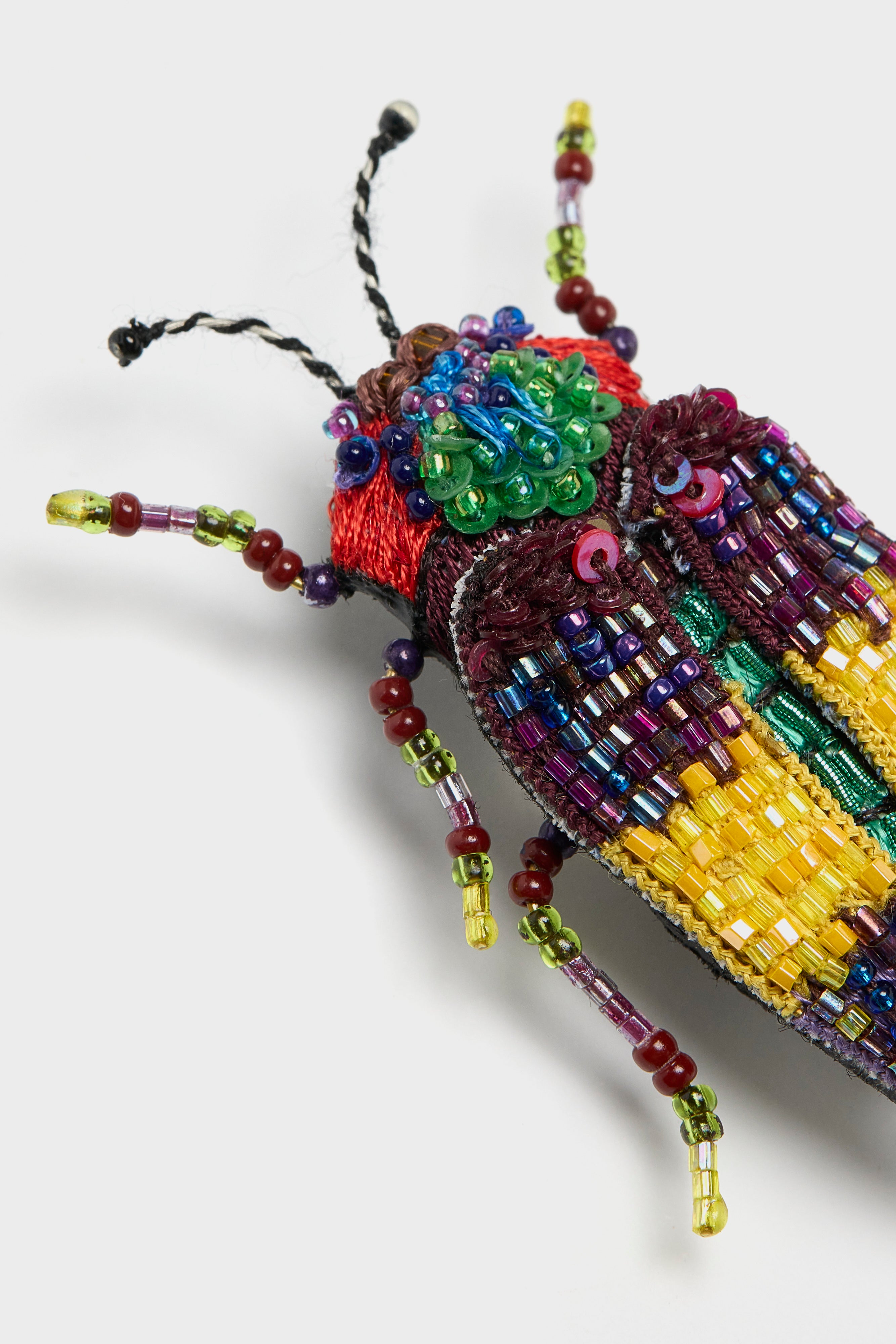 Rebbie's Jewel Beetle Brooch Pin (261 / W / MULTICOLOR)