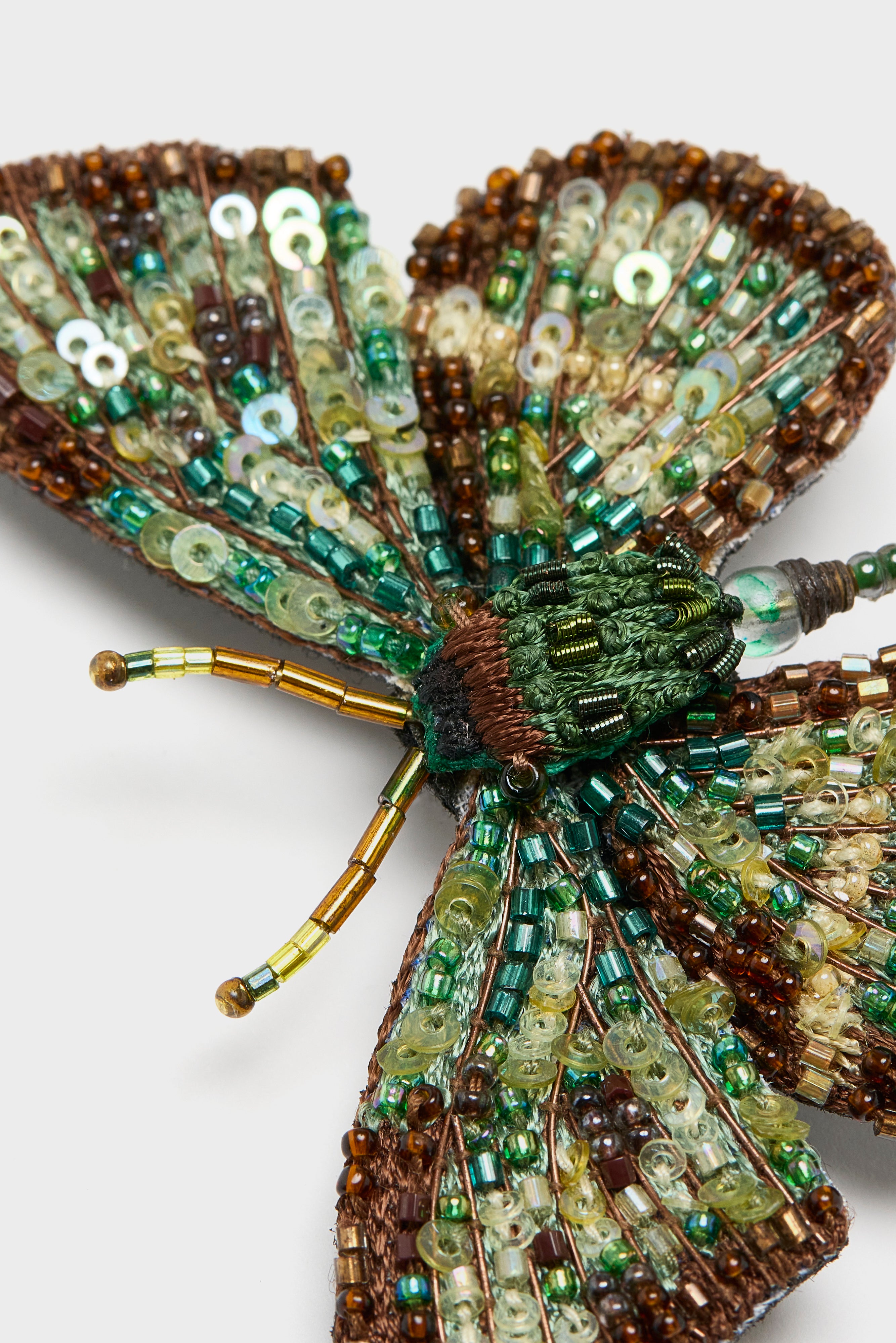 Four Spot Sailor Butterfly Brooch Pin (261 / W / MULTICOLOR)