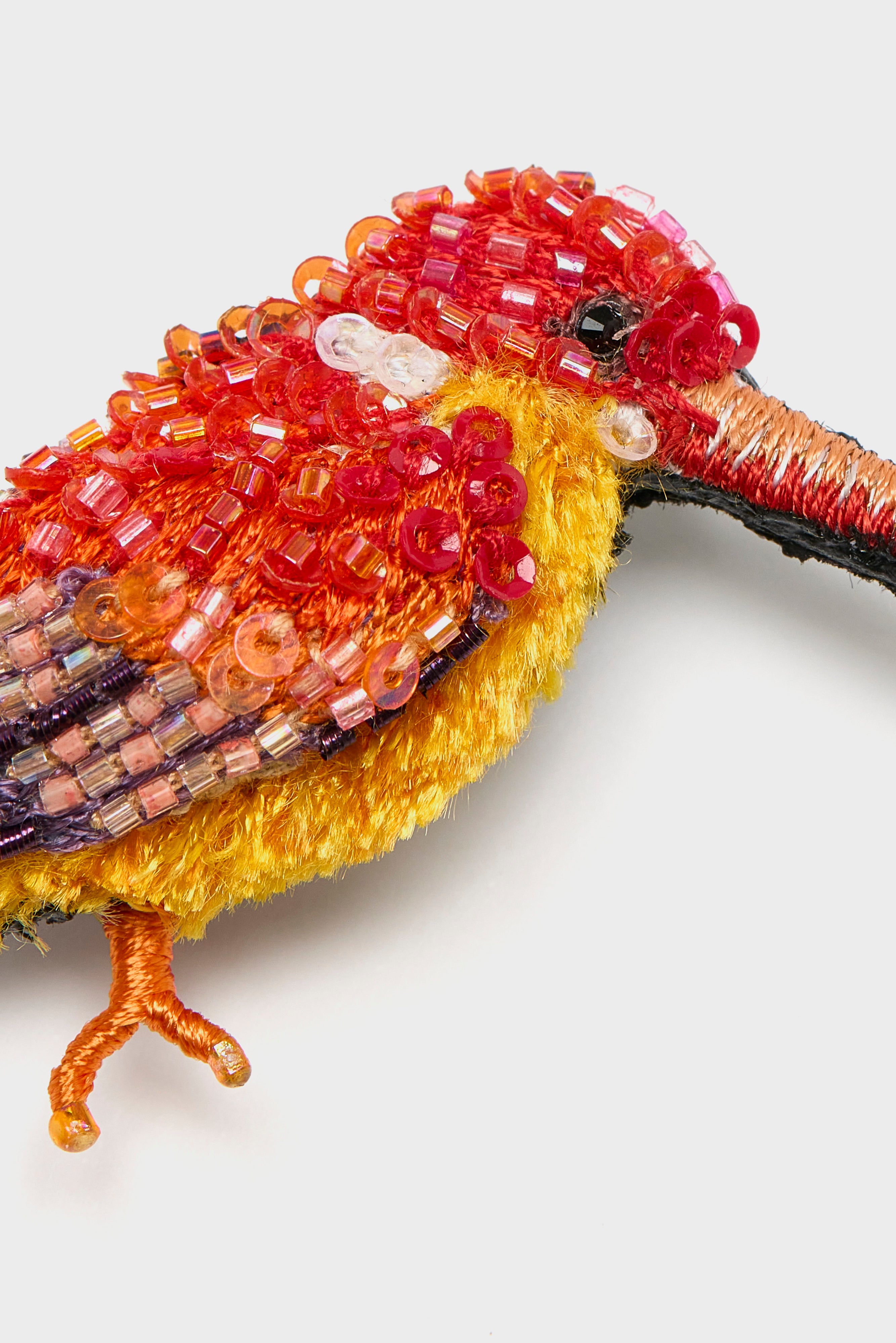 Oriental Dwarf Kingfisher Brooch Pin (261 / W / MULTICOLOR)