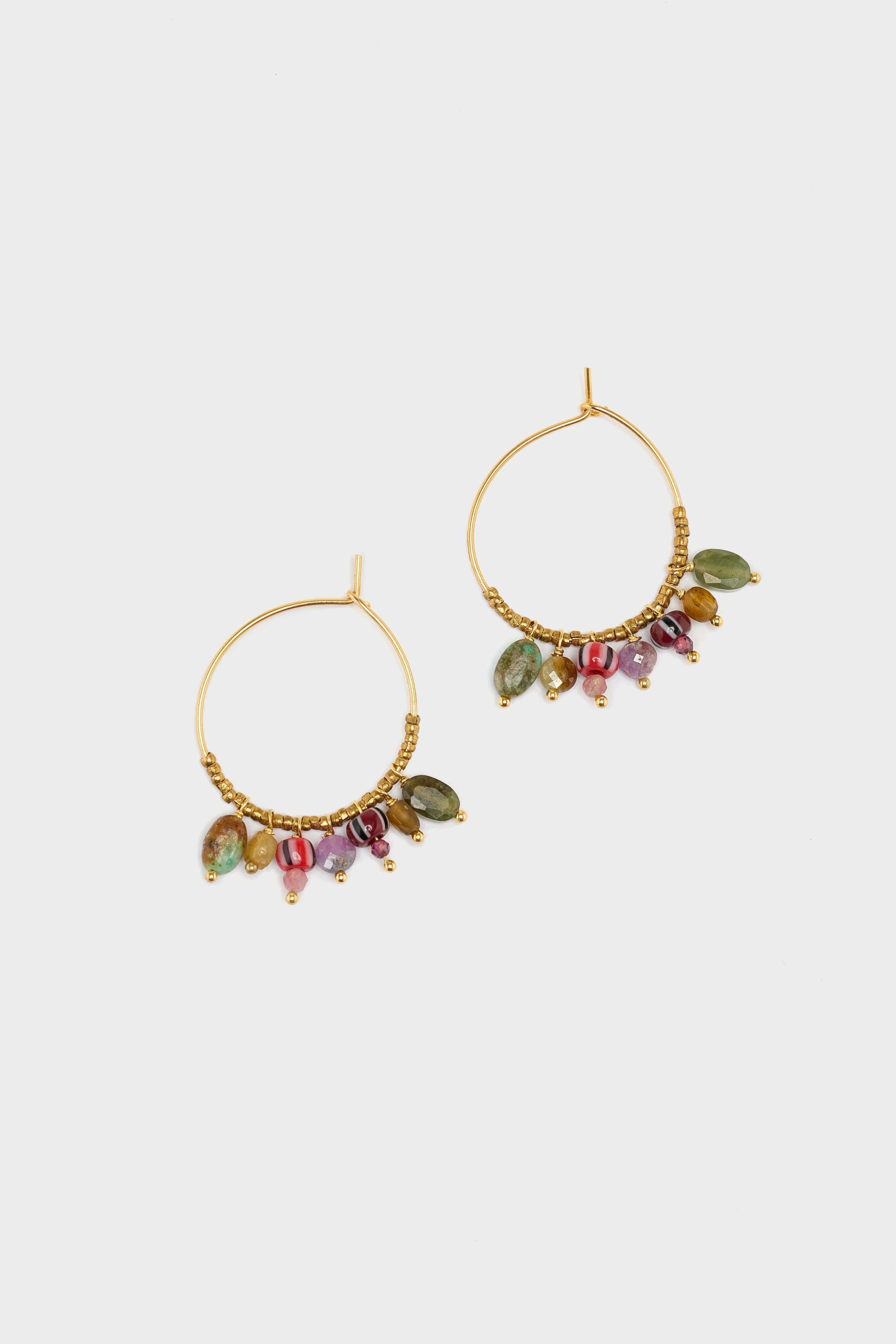 Elora Hoop Earrings (252 / W / MULTICOLOR)