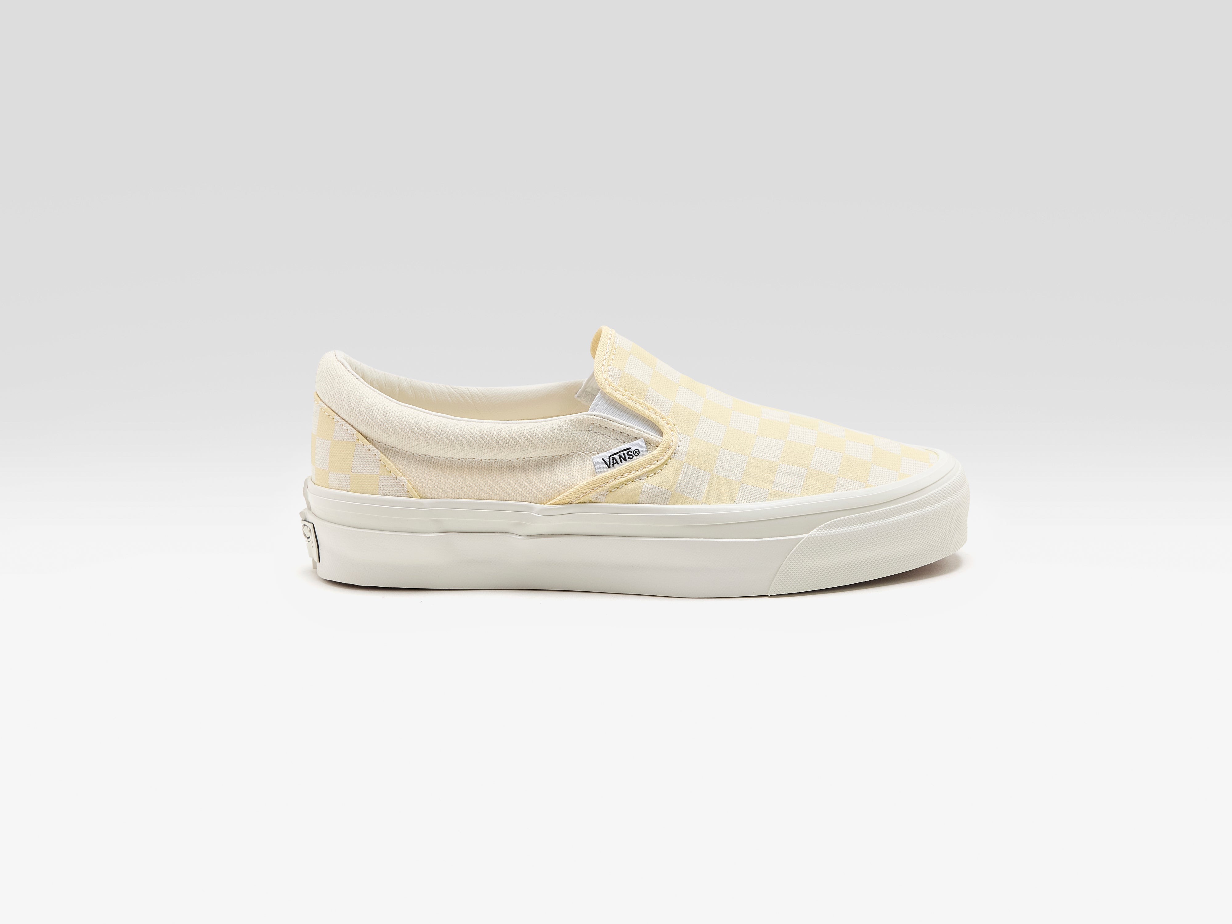 Classic Slip-On Checkerboard Shoes for Women (261 / W / YELLOW)