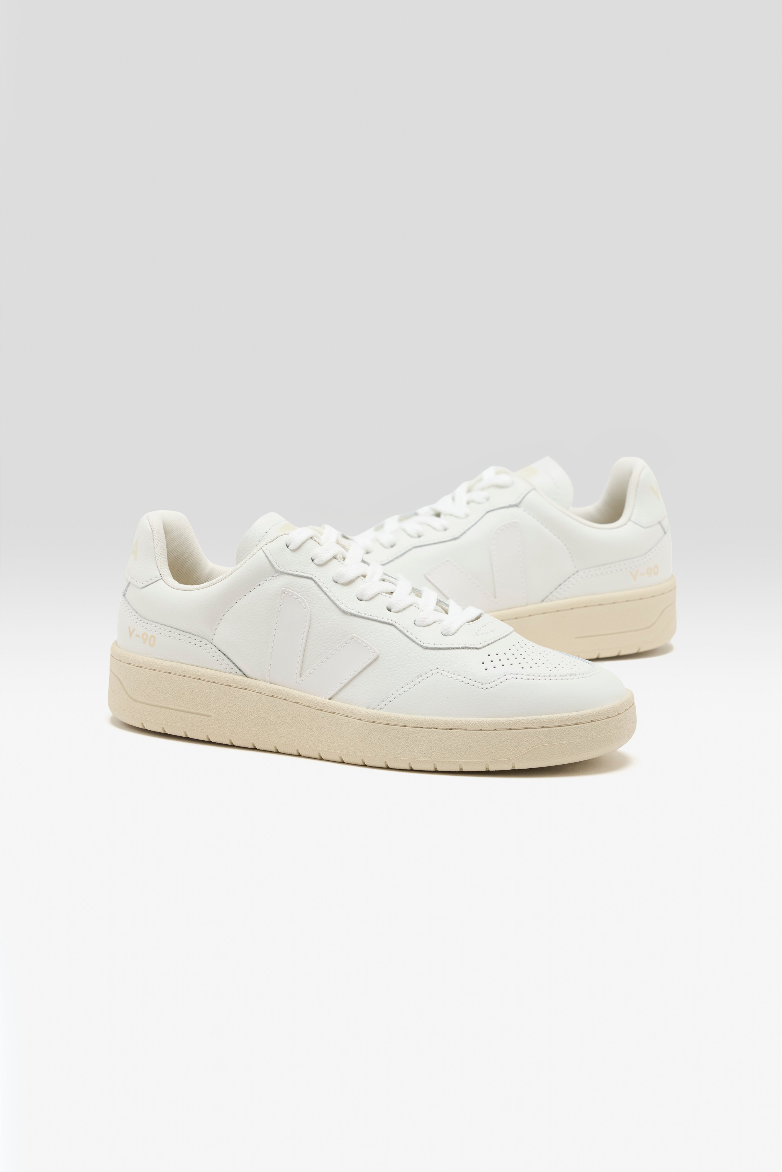V-90 O.T. Leather pour Femme (241 / W / WHITE)