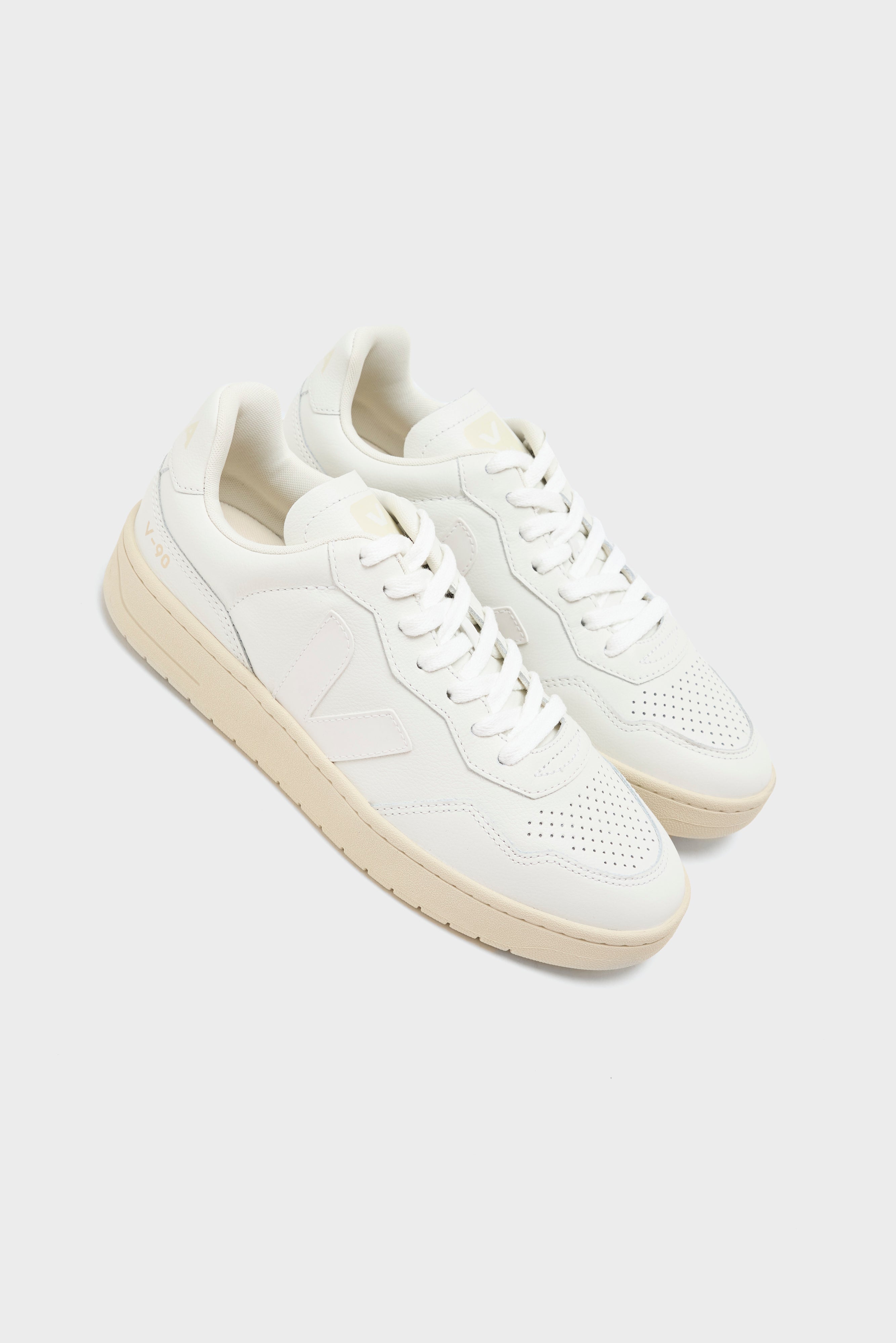 V-90 O.T. Leather pour Femme (241 / W / WHITE)
