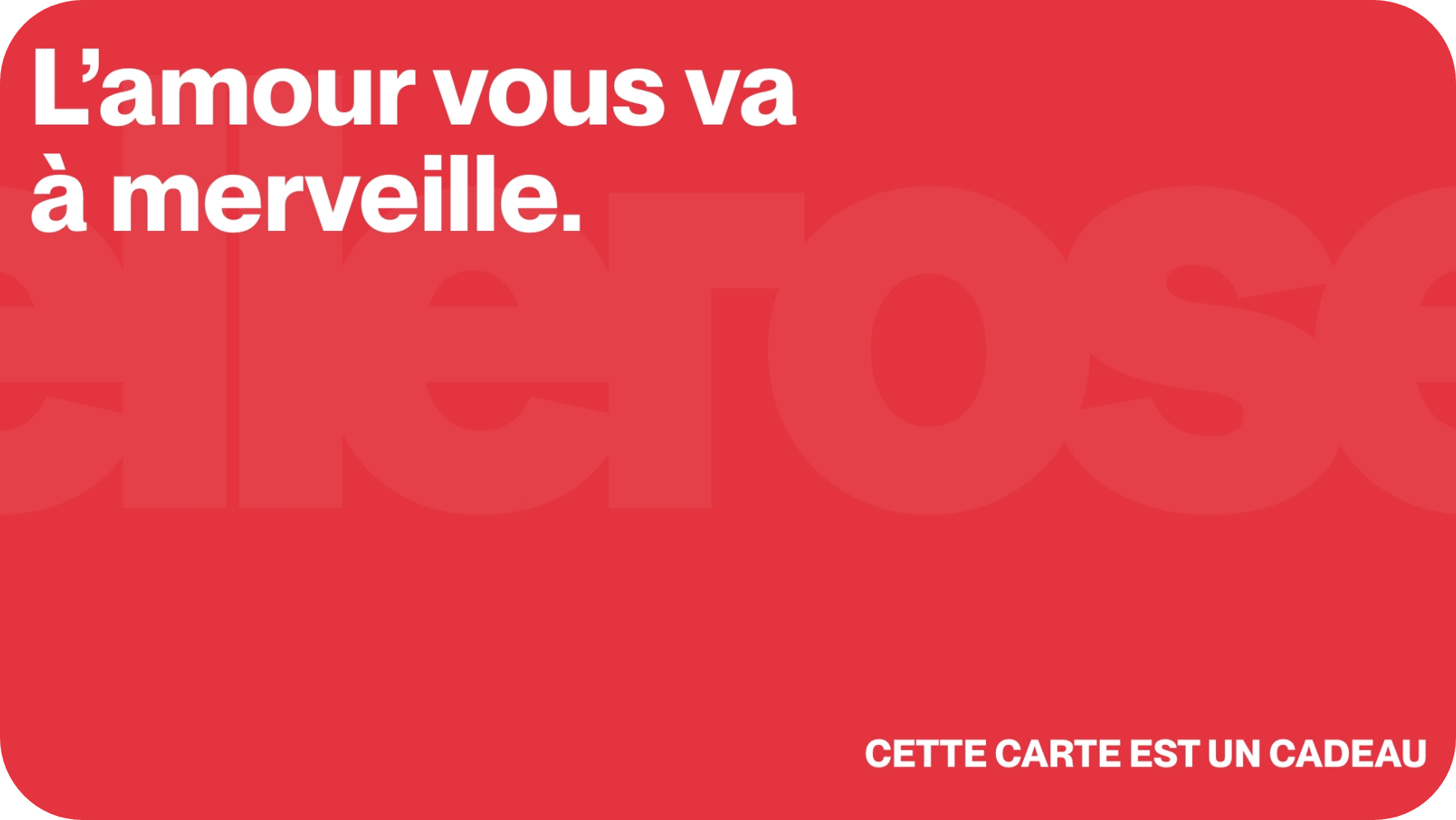 E-carte Cadeau Pour | Bellerose