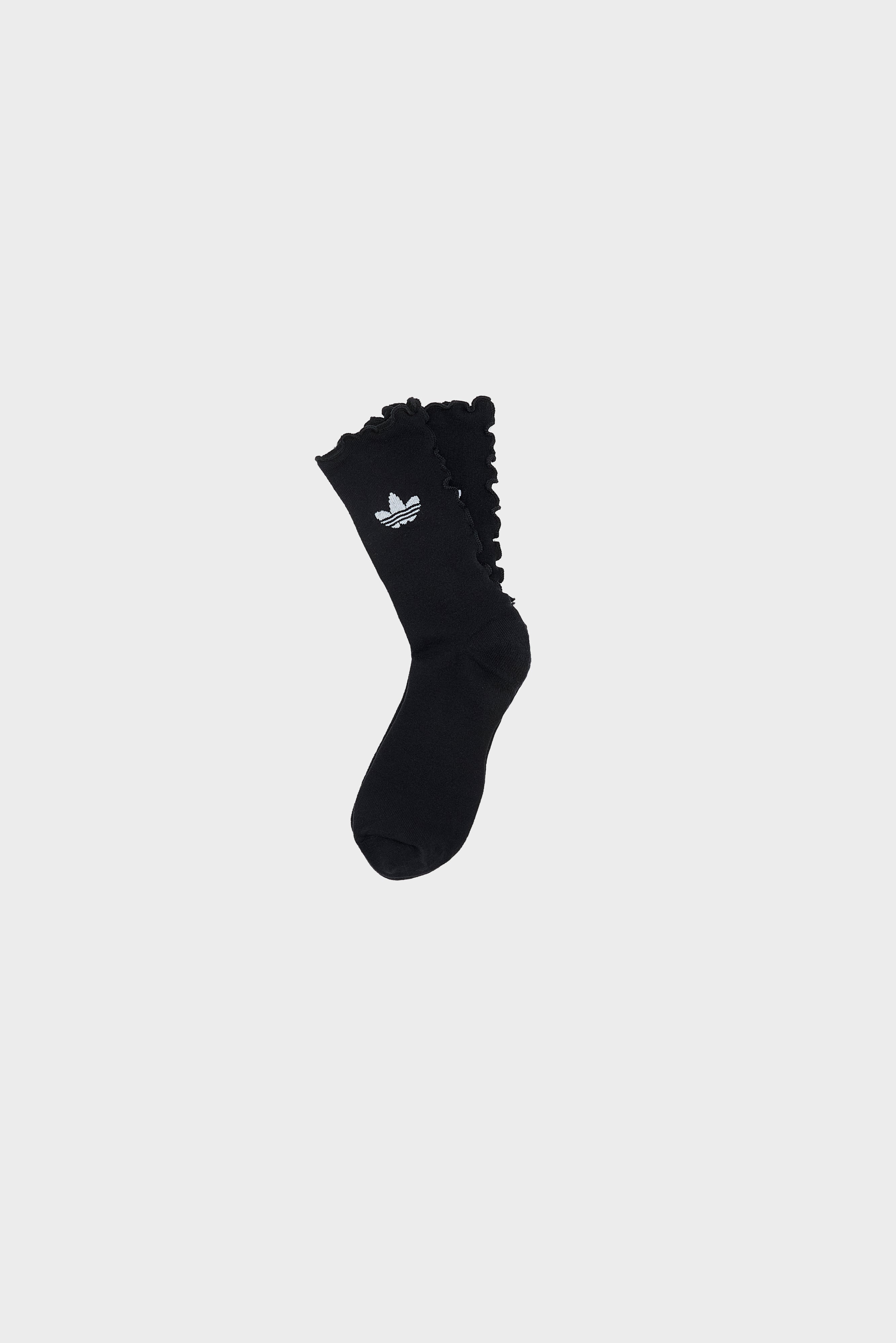 Chaussettes à volants pour Femme (261 / W / BLACK/WHITE)