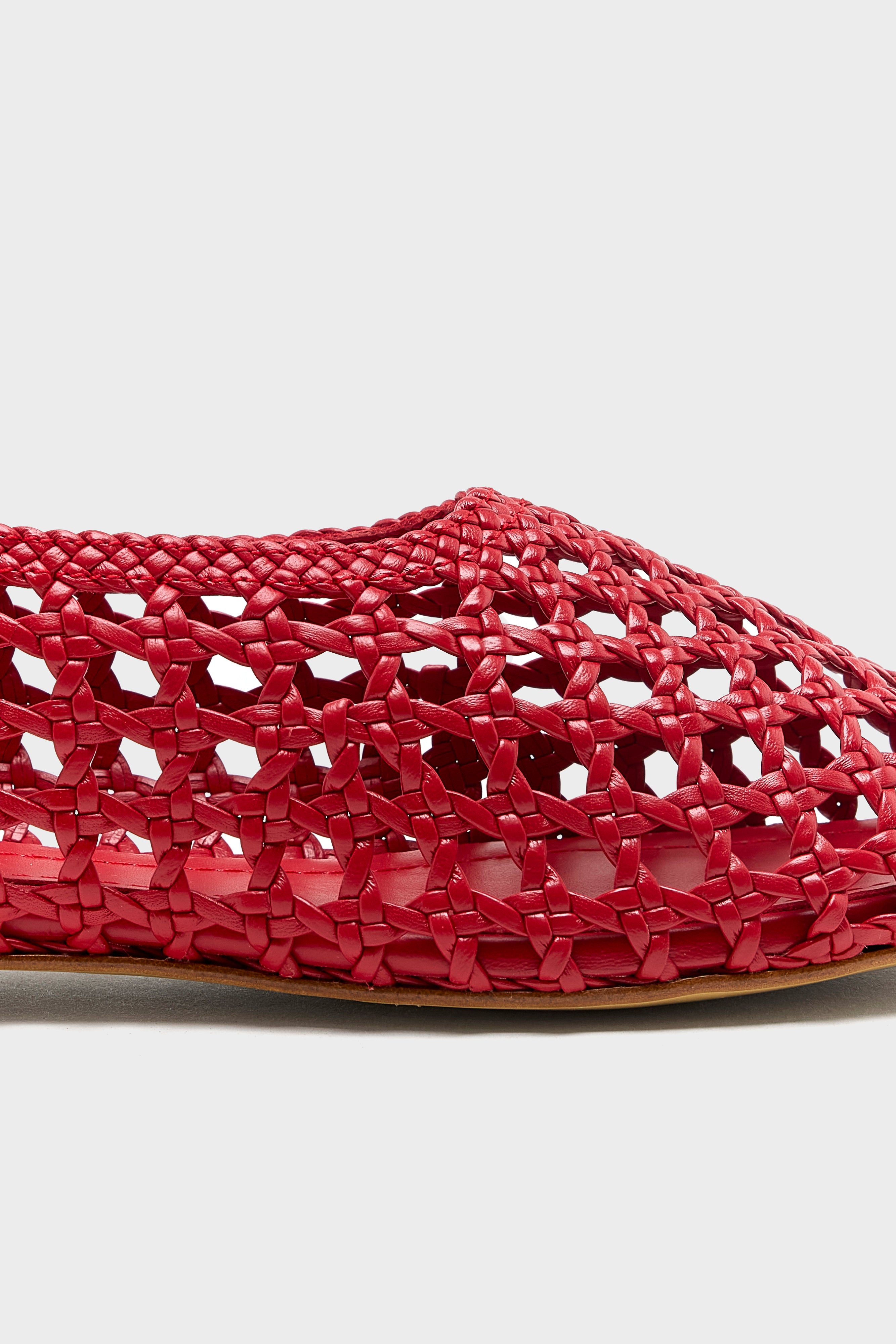 Ava Ballet Flats  (261 / W / RED)