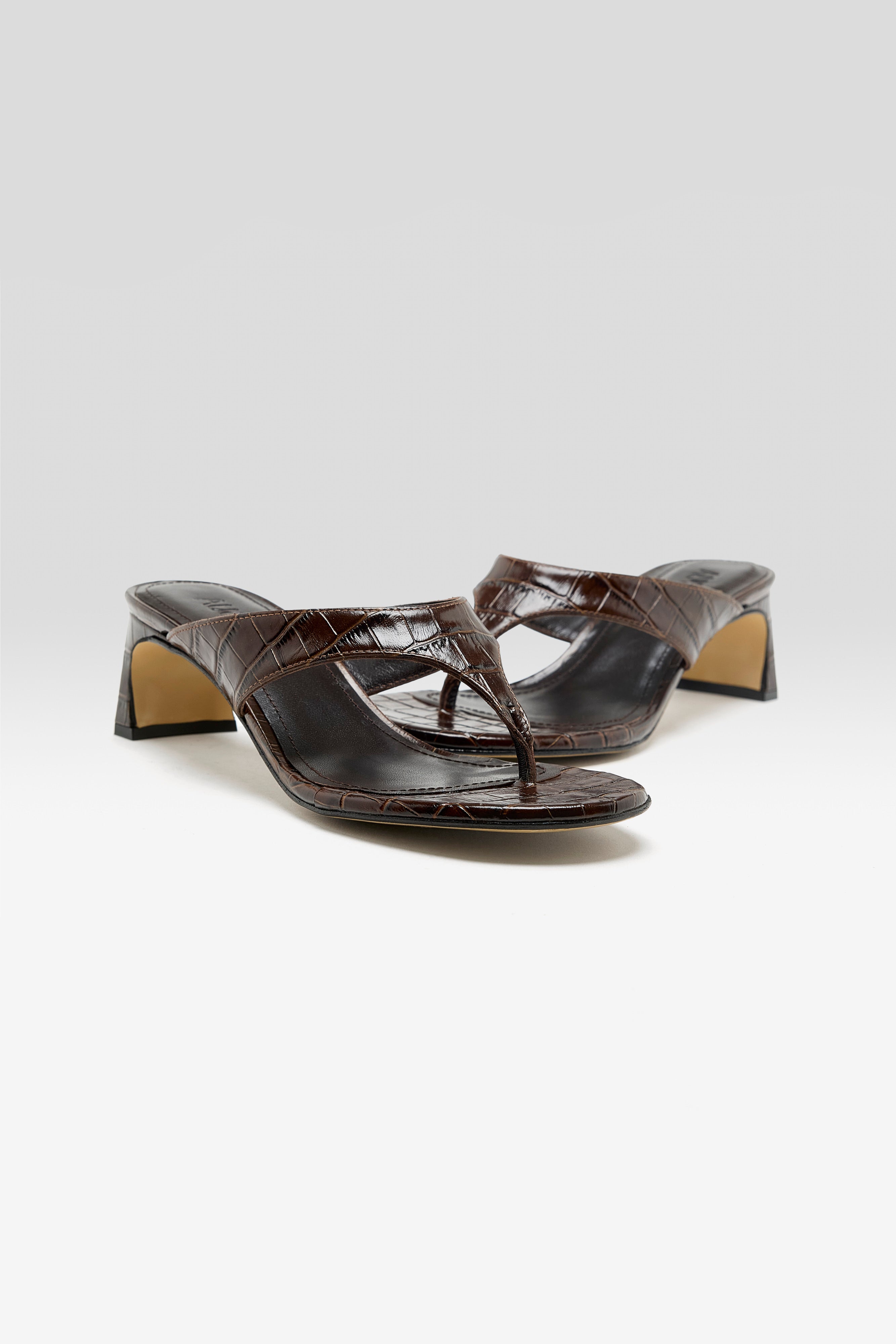 Farah Croco Sandals For Women | Bellerose