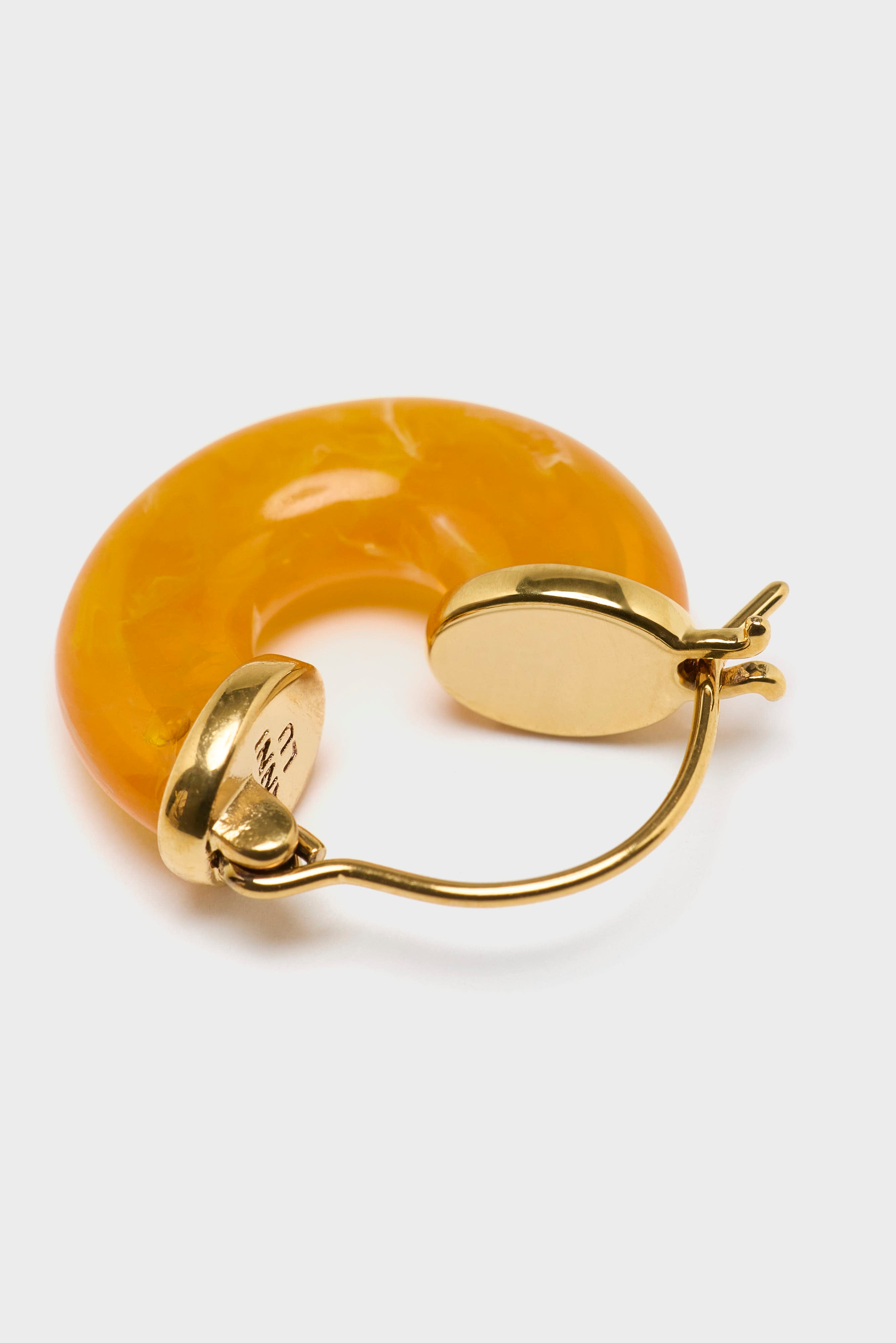 Petit Swell Hoop Earrings  (261 / W / ORANGE)