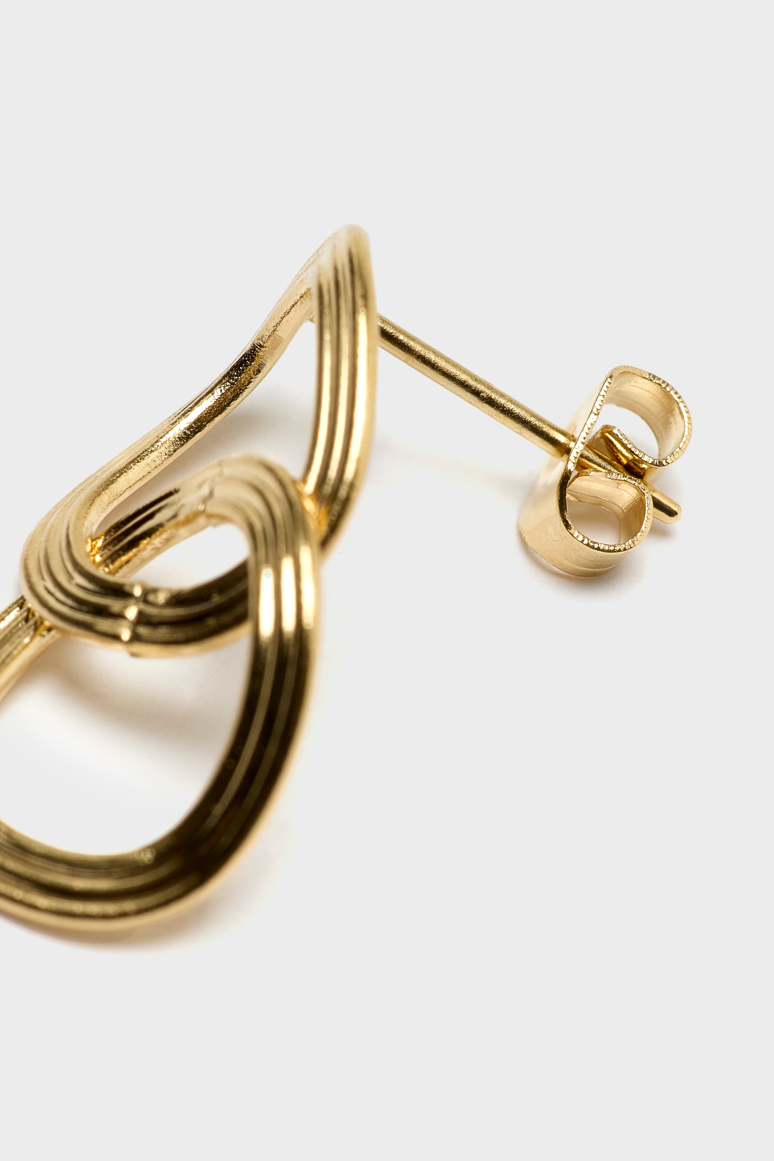 Destin Double Stud Earrings  (261 / W / GOLD)