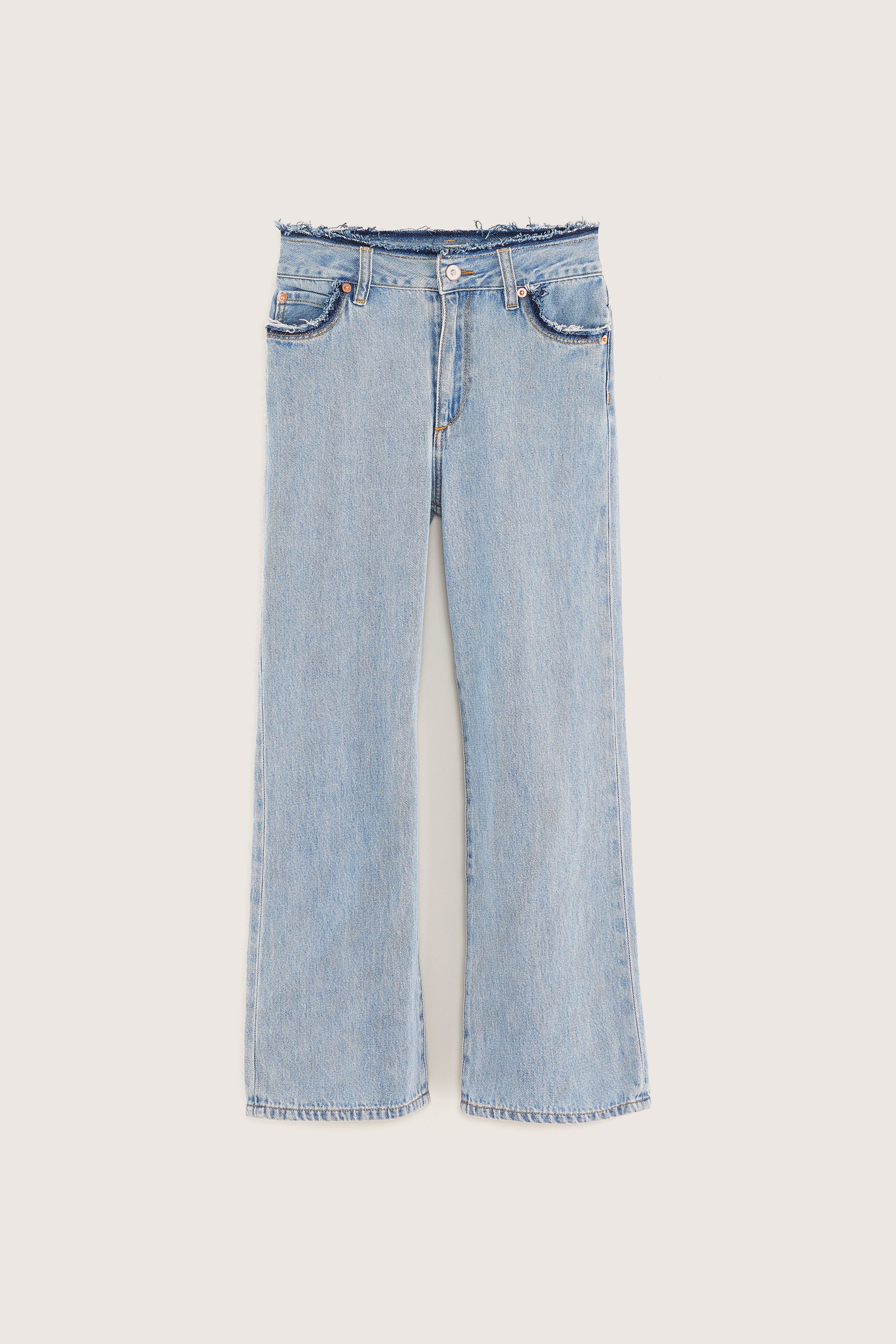 Popies Flared Jeans - Lt blue bleach For Girls | Bellerose