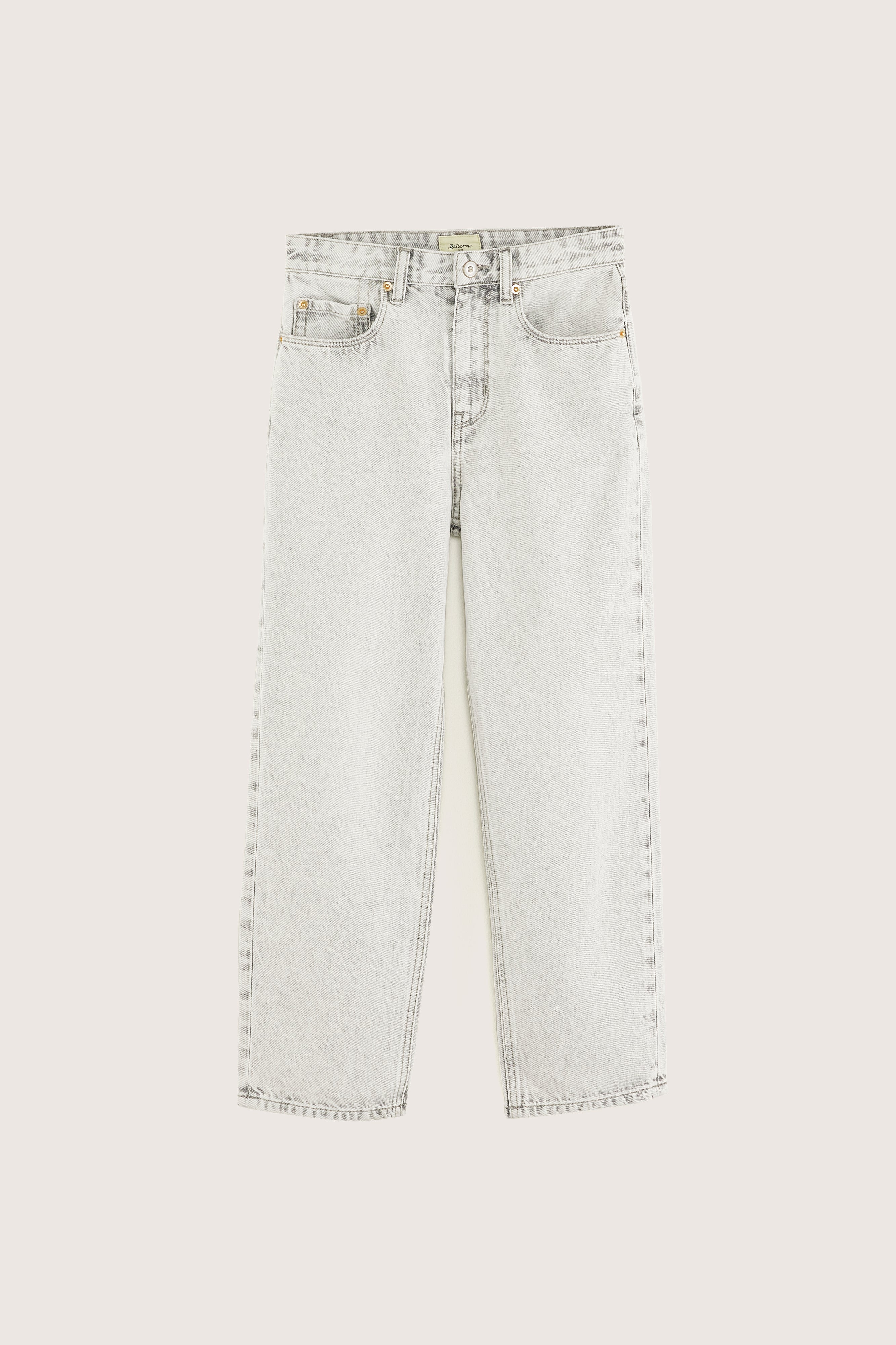 Peters Wide Jeans - Grey bleach For Boys | Bellerose