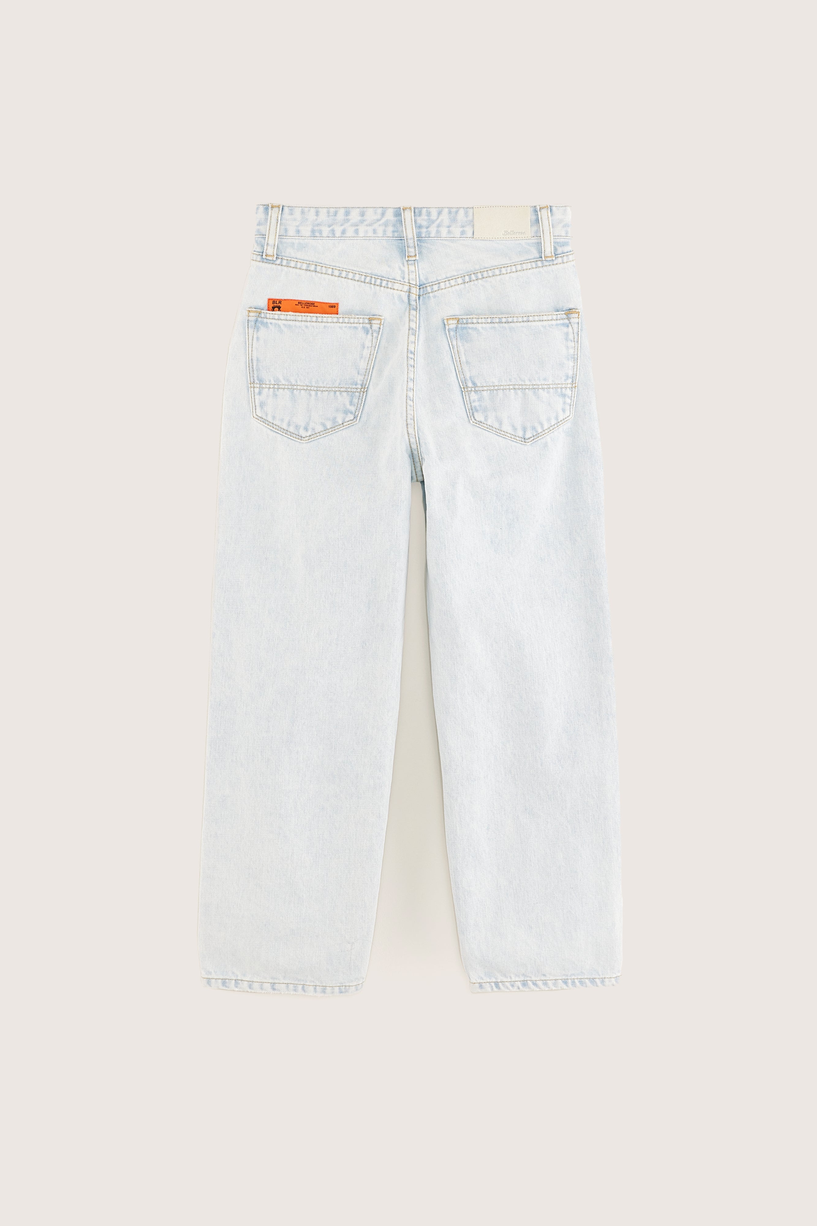 Peters wijde jeans (251 / B / LT BLUE BLEACH)