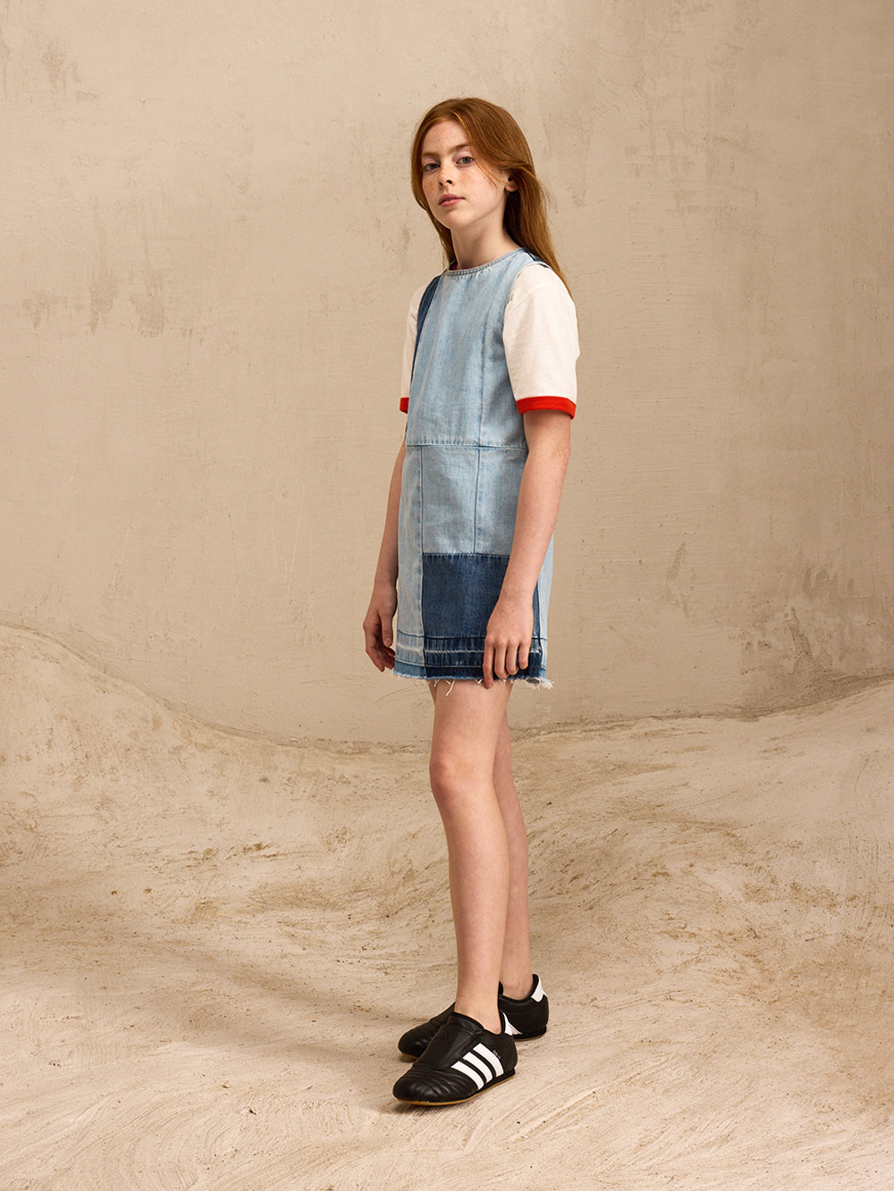 Peanuts Mini Dress - Used md blue For Girls | Bellerose
