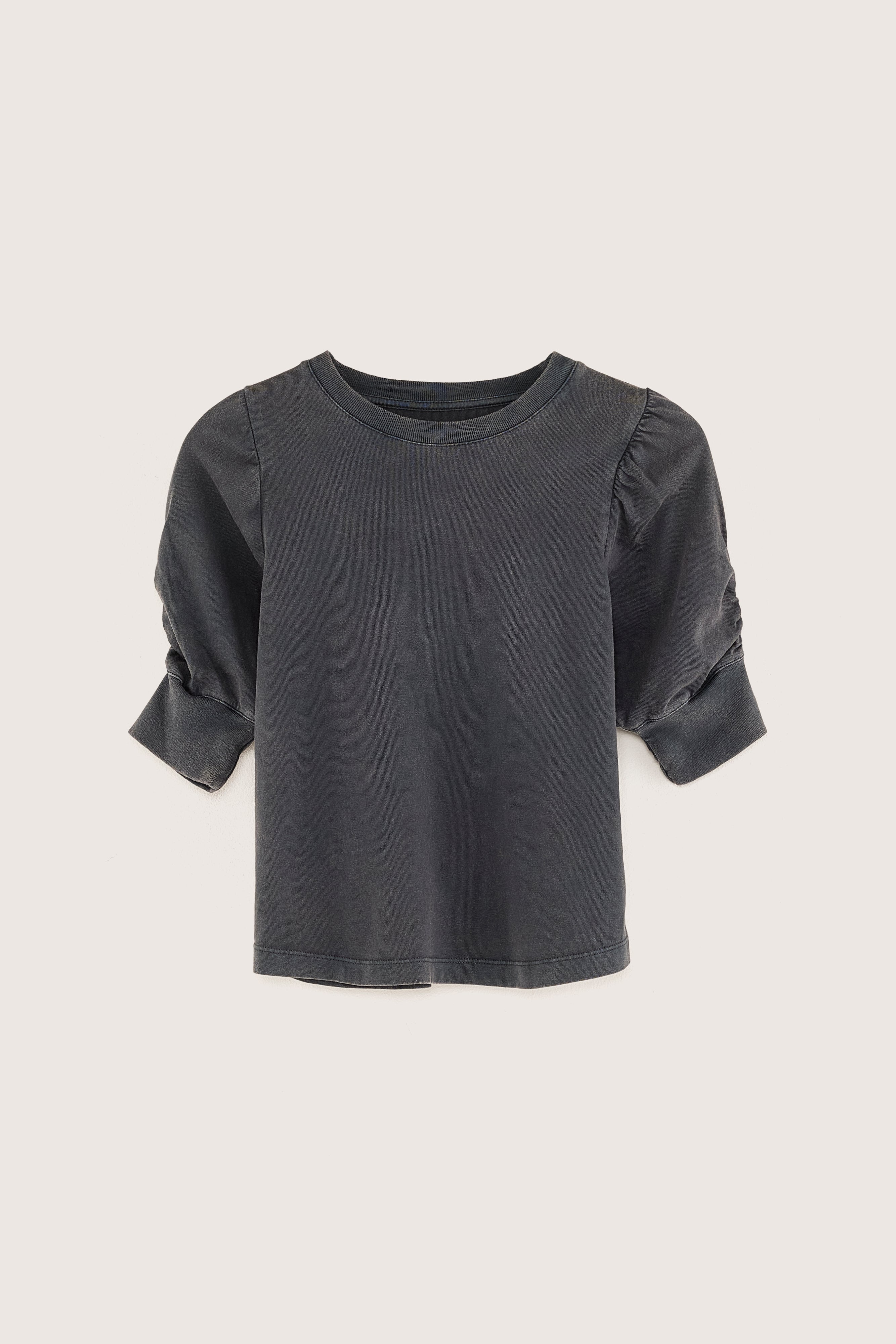 Vrame Short-sleeve T-shirt - Black sand For Girls | Bellerose