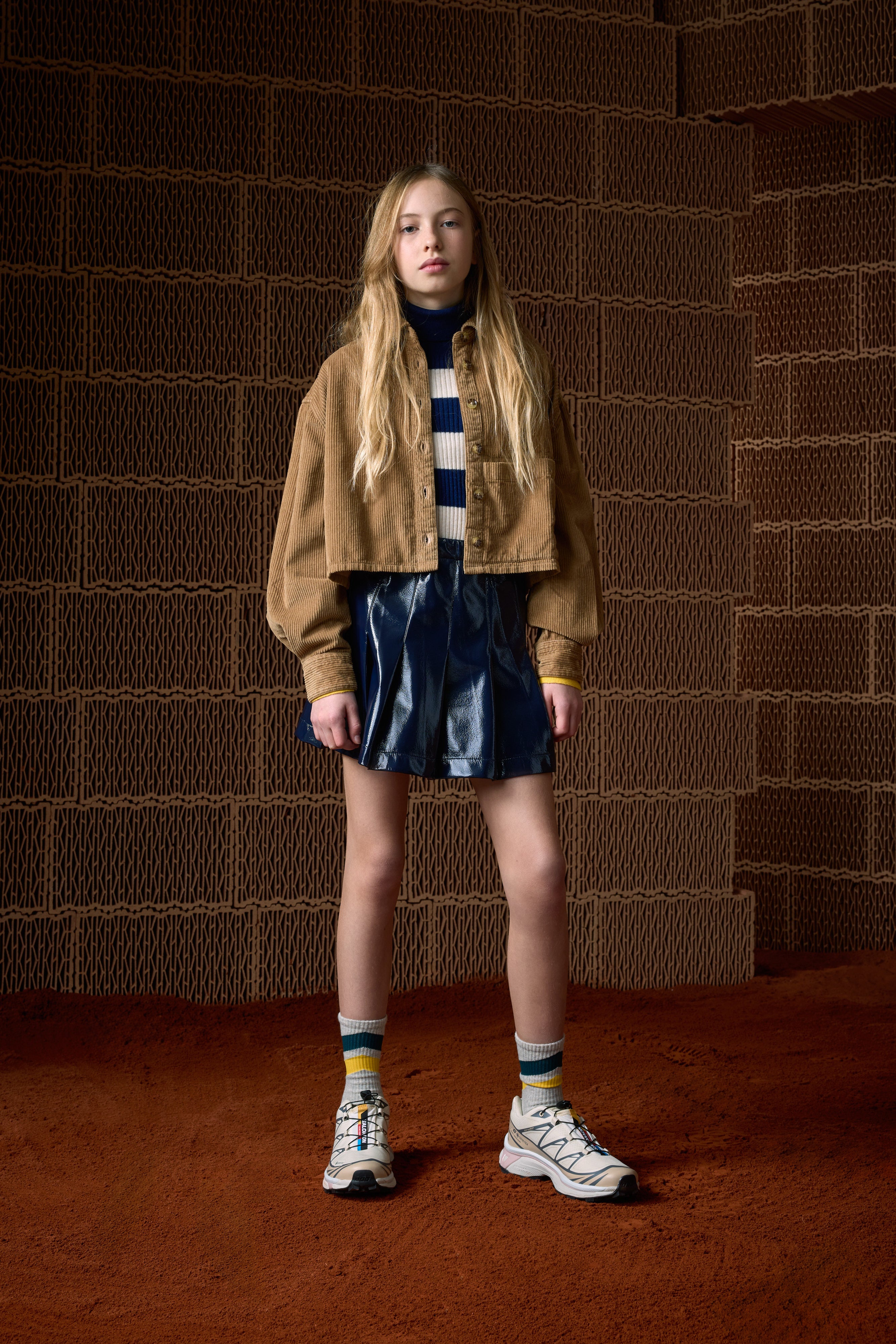 Asrock Pleated Mini Skirt - Captain For Girls | Bellerose