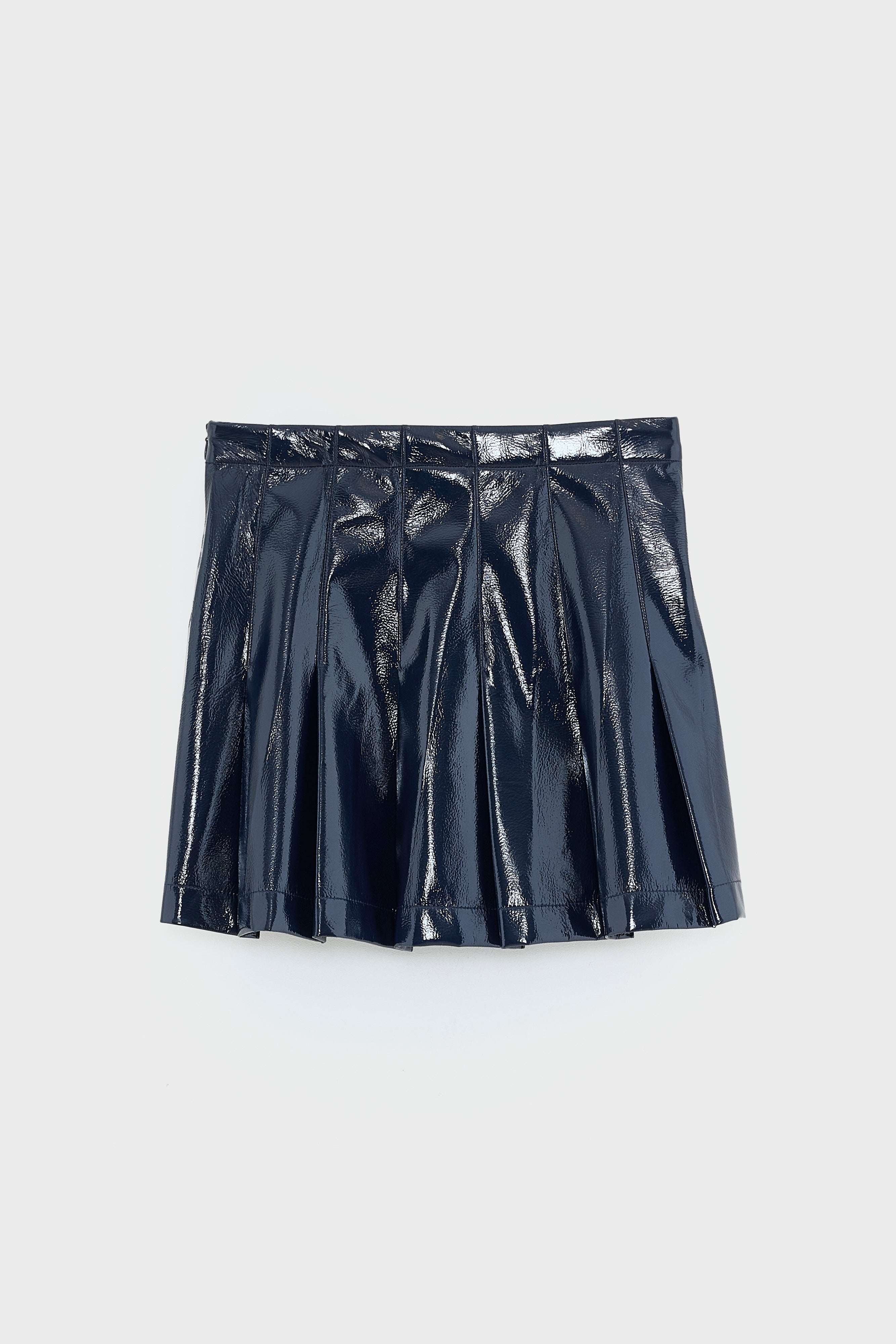 Asrock pleated mini skirt (252 / G / CAPTAIN)