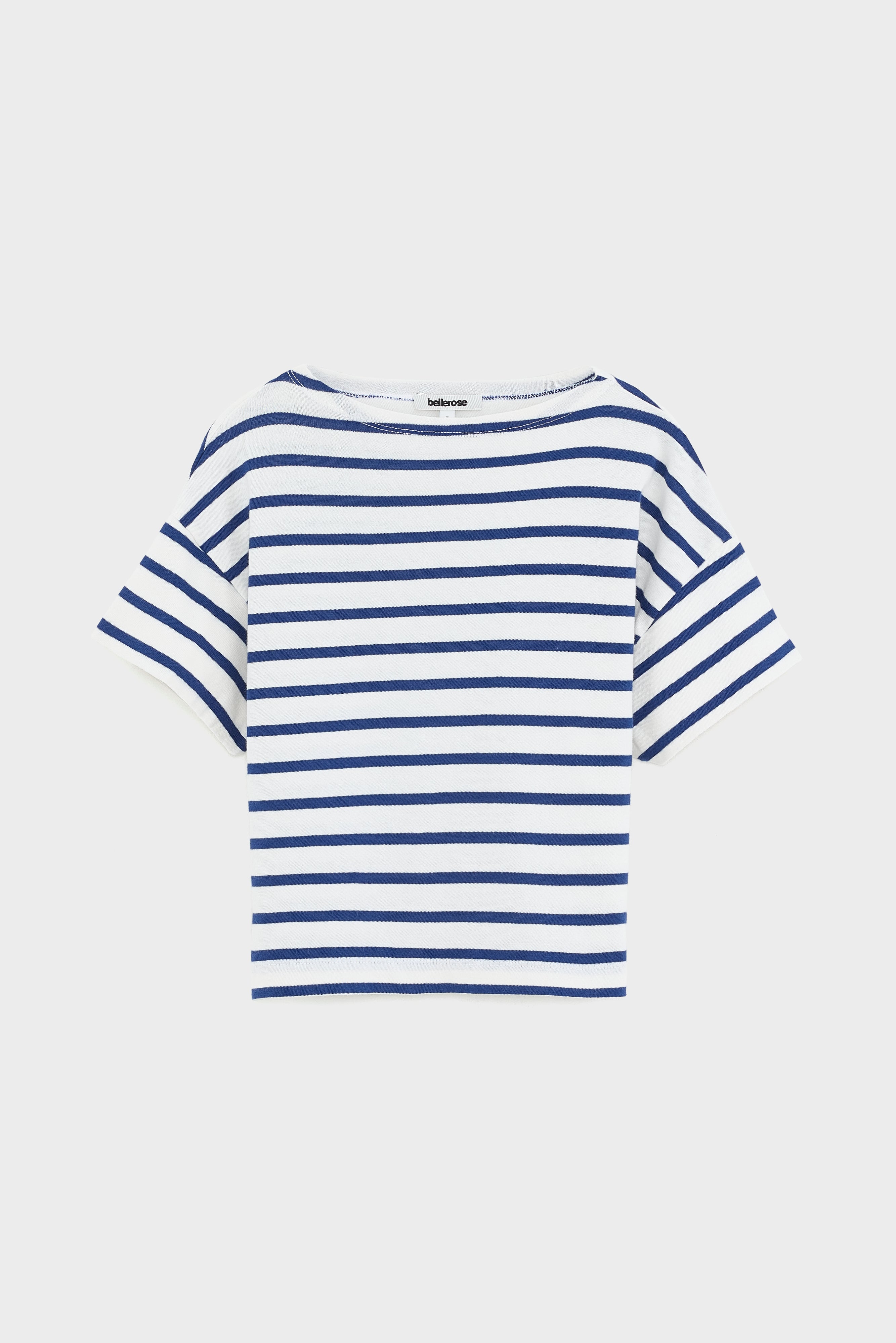 T-shirt À Manches Courtes Vassy - America / Ecru Pour Fille | Bellerose