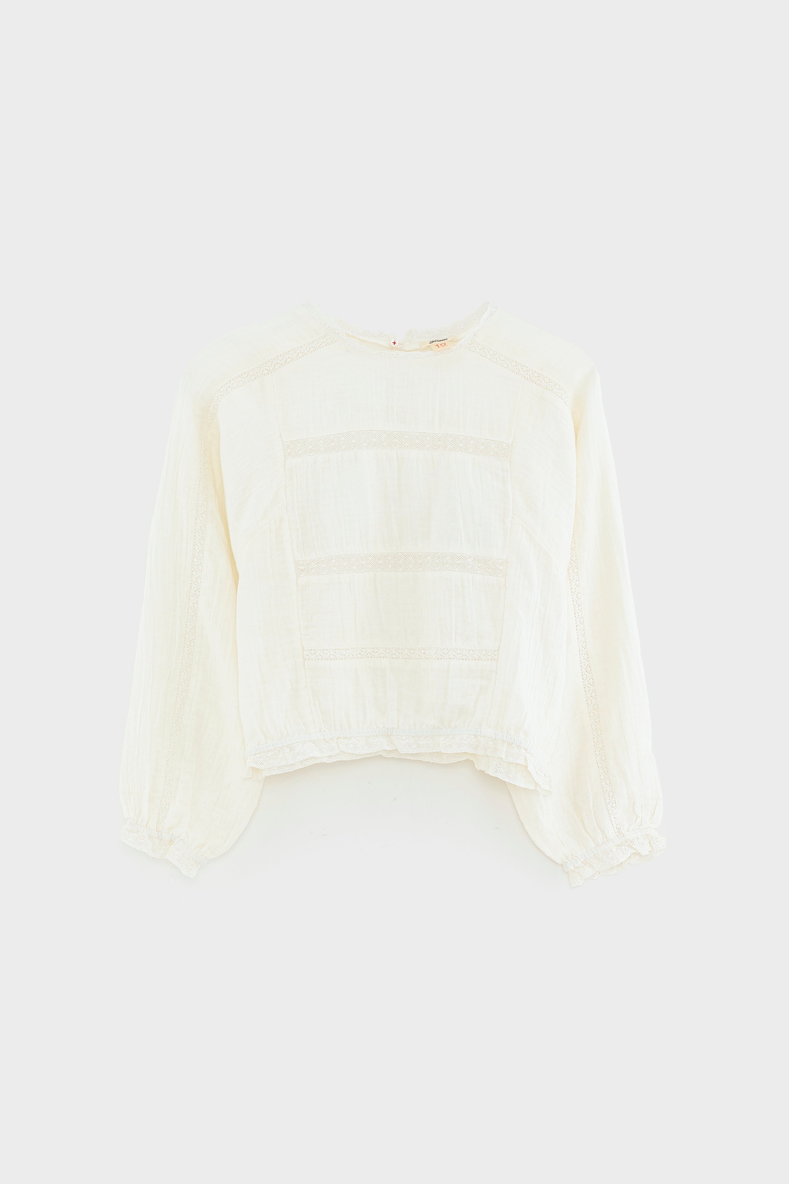 Blouse Cropped Hiacint - Ecru Pour Fille | Bellerose