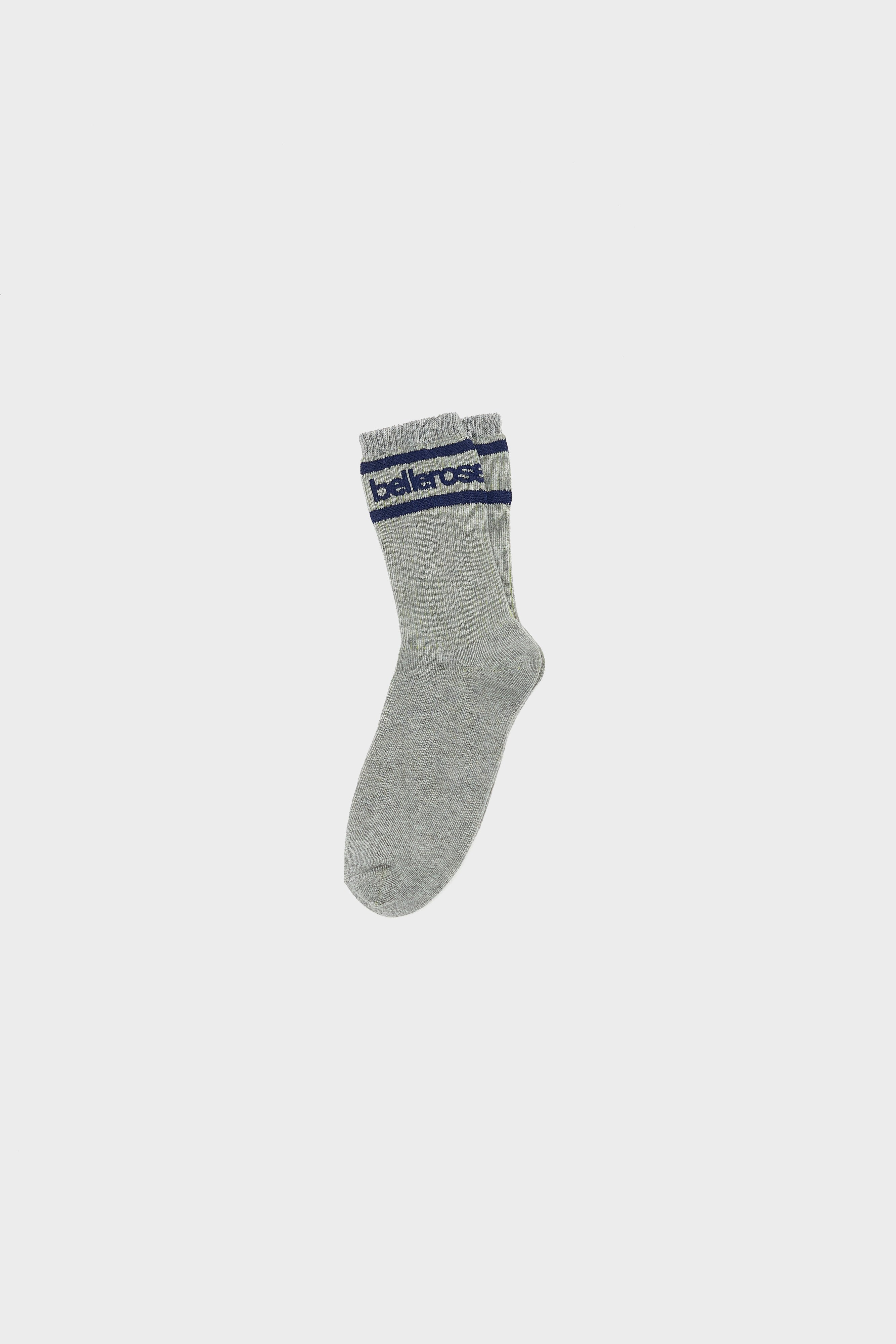 Chaussettes Mi-hautes Vigil - Fluo green / H. grey / Indigo Pour Fille | Bellerose