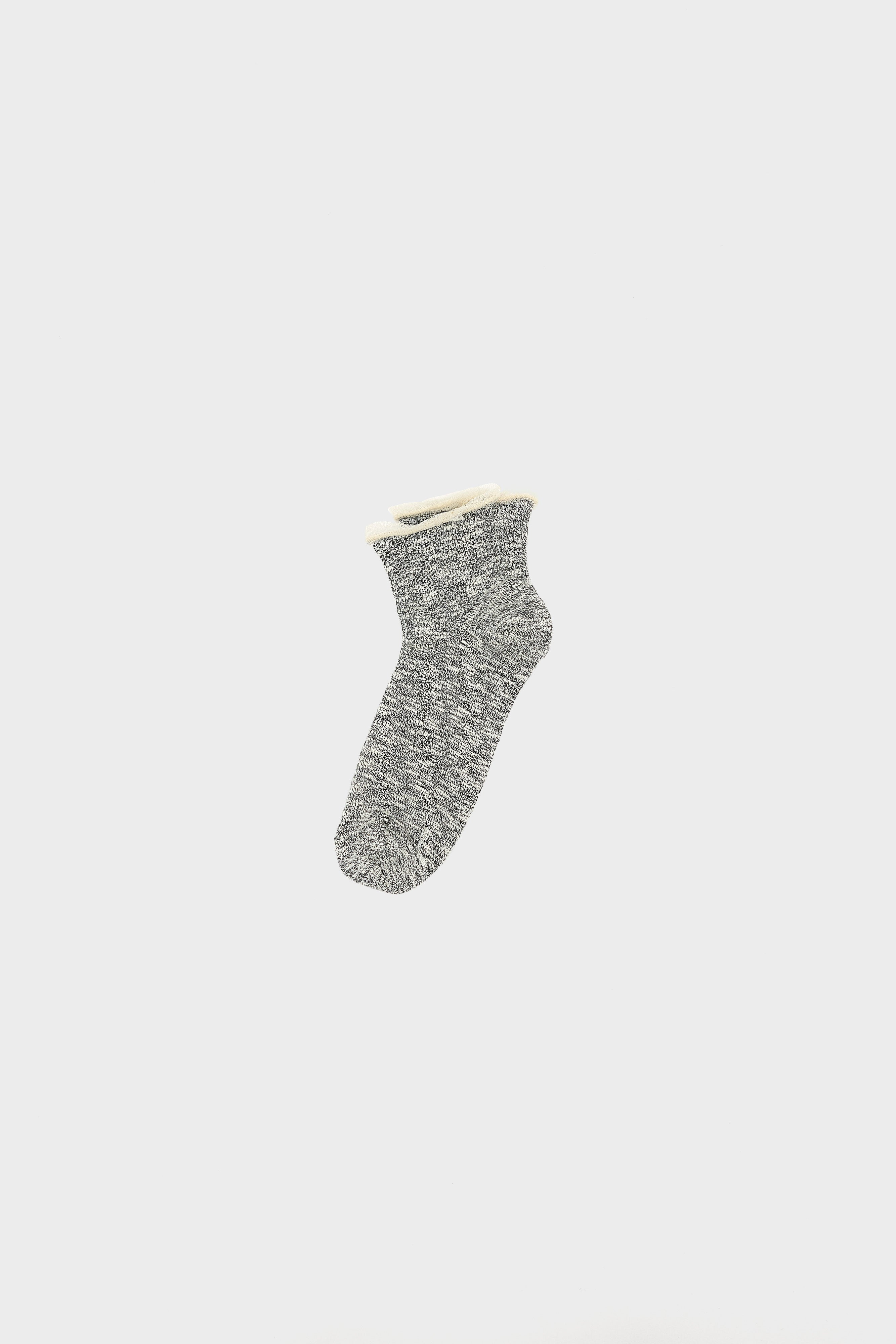 Chaussettes Courtes Baroy - Ecru / Off black Pour Fille | Bellerose