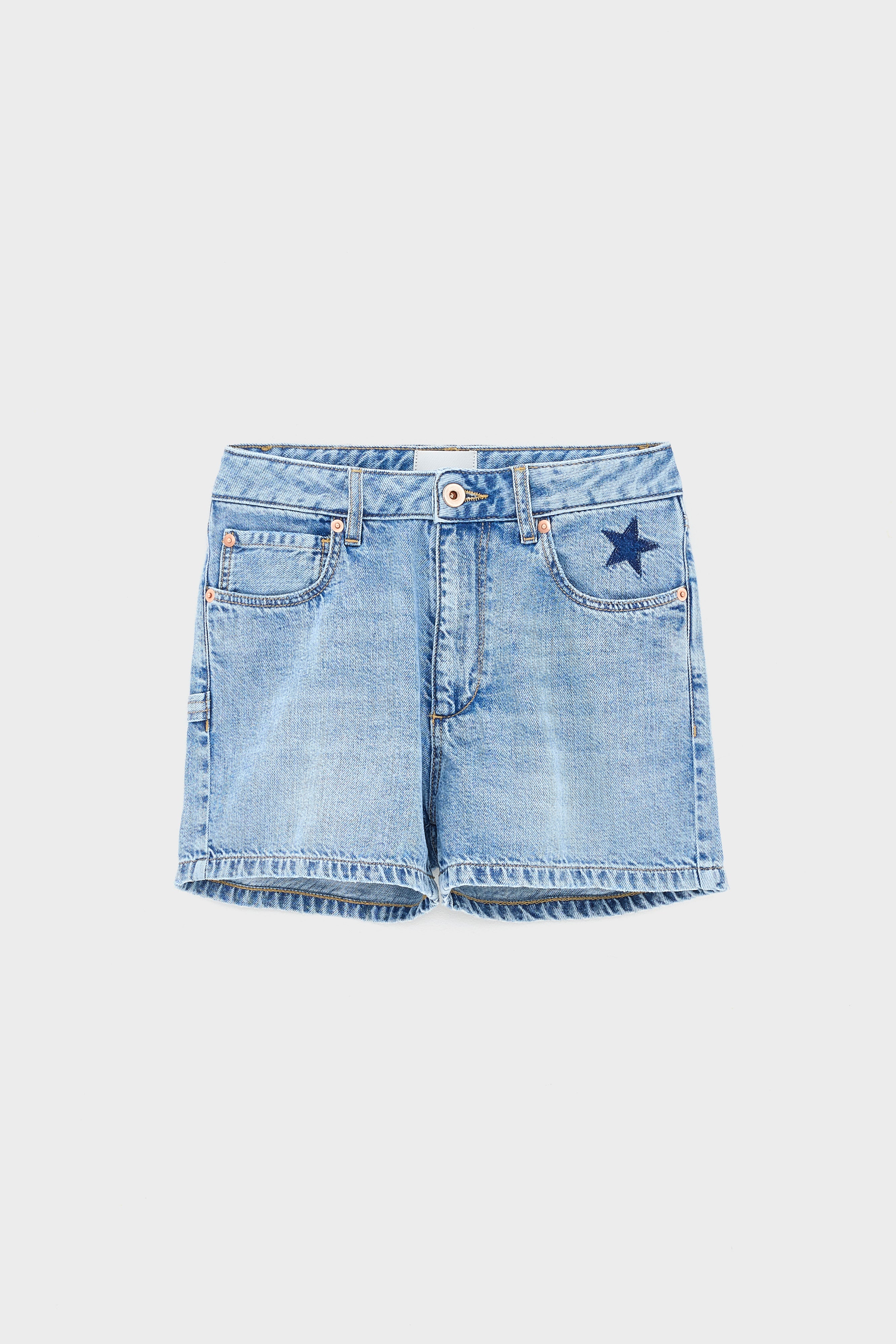 Kyle Denim Shorts - Lt blue bleach For Girls | Bellerose