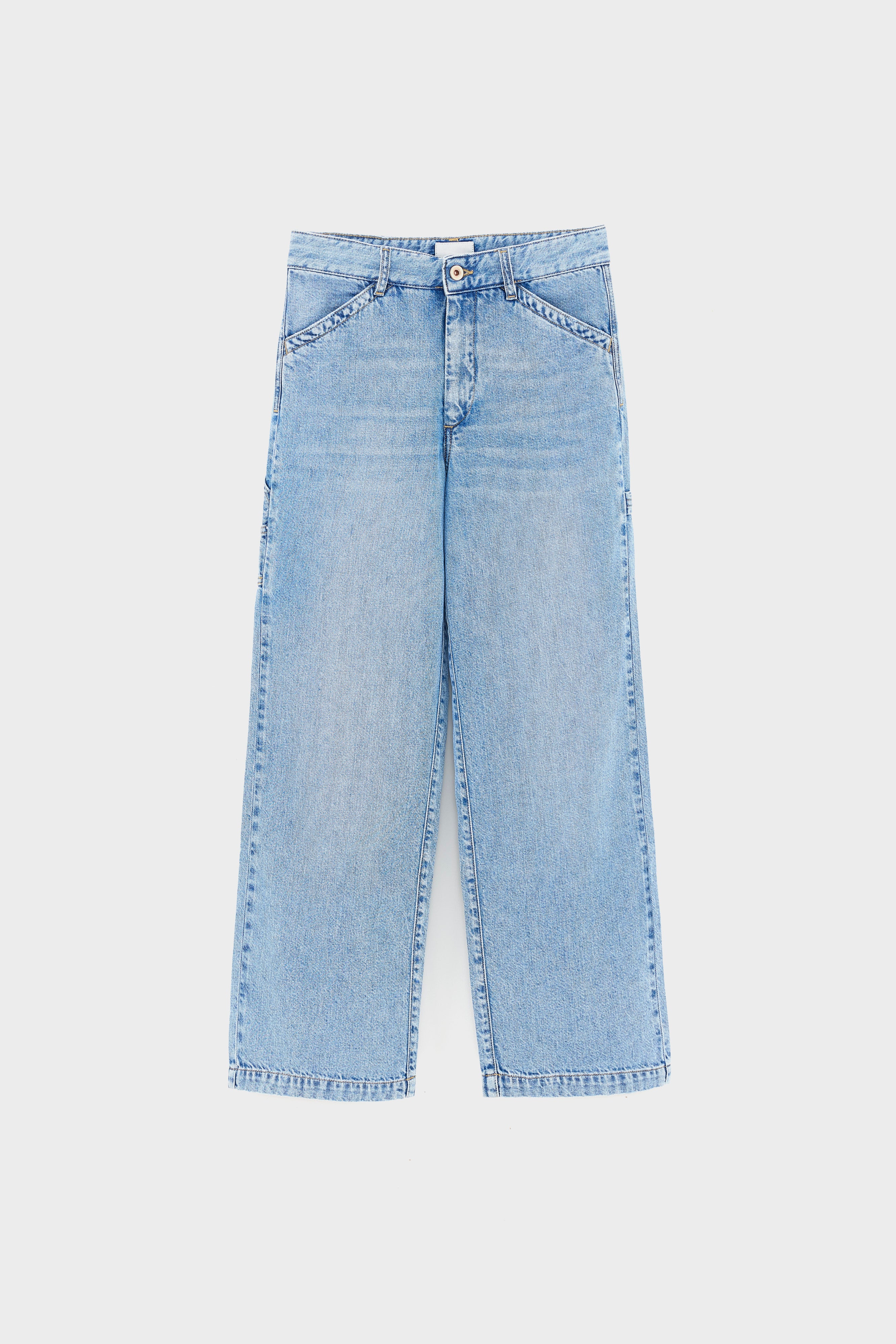 Kacee Relaxed Jeans - Lt blue bleach For Girls | Bellerose