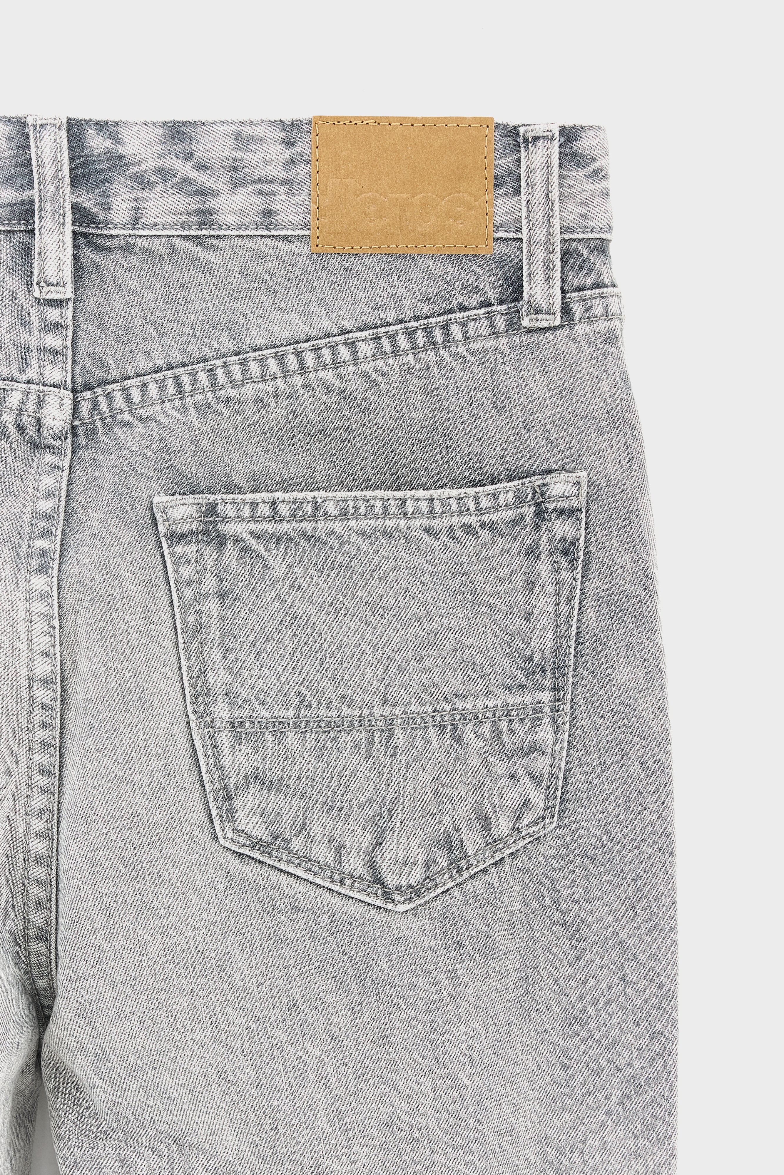 Peters Wide Jeans - Dirty grey For Boys | Bellerose