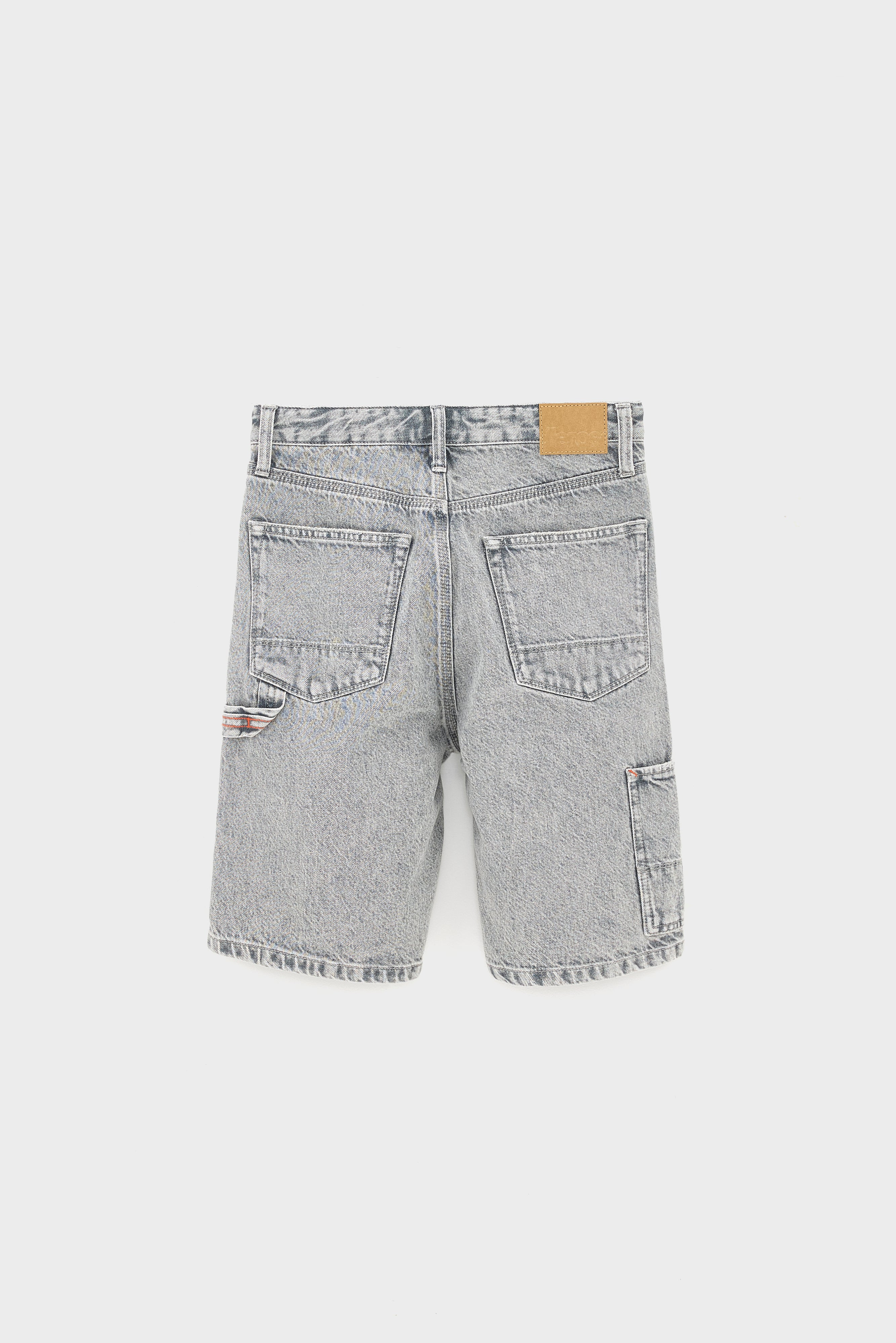 Peers Denim Shorts - Dirty grey For Boys | Bellerose