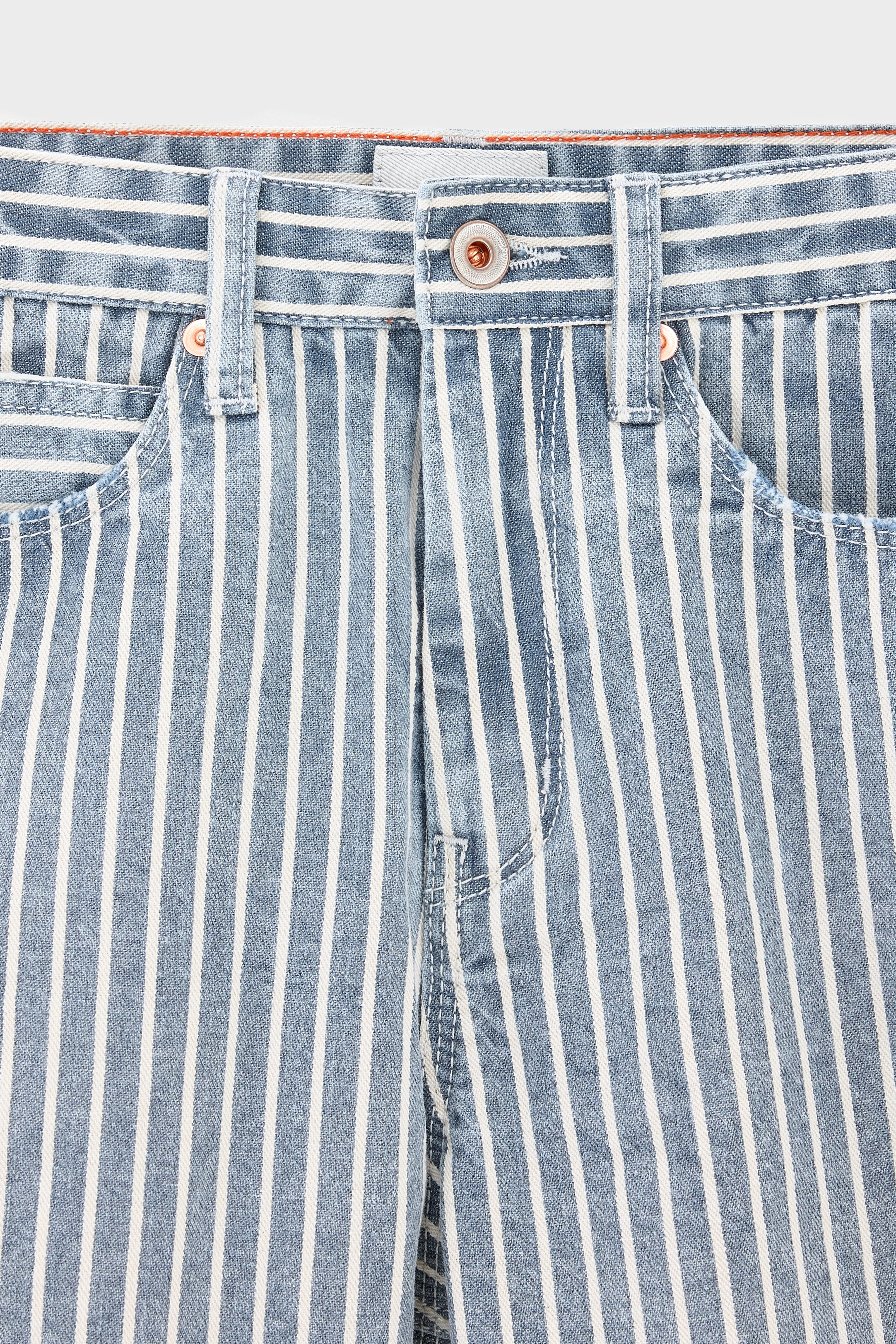 Peers denim shorts (261 / B / STRIPE A)