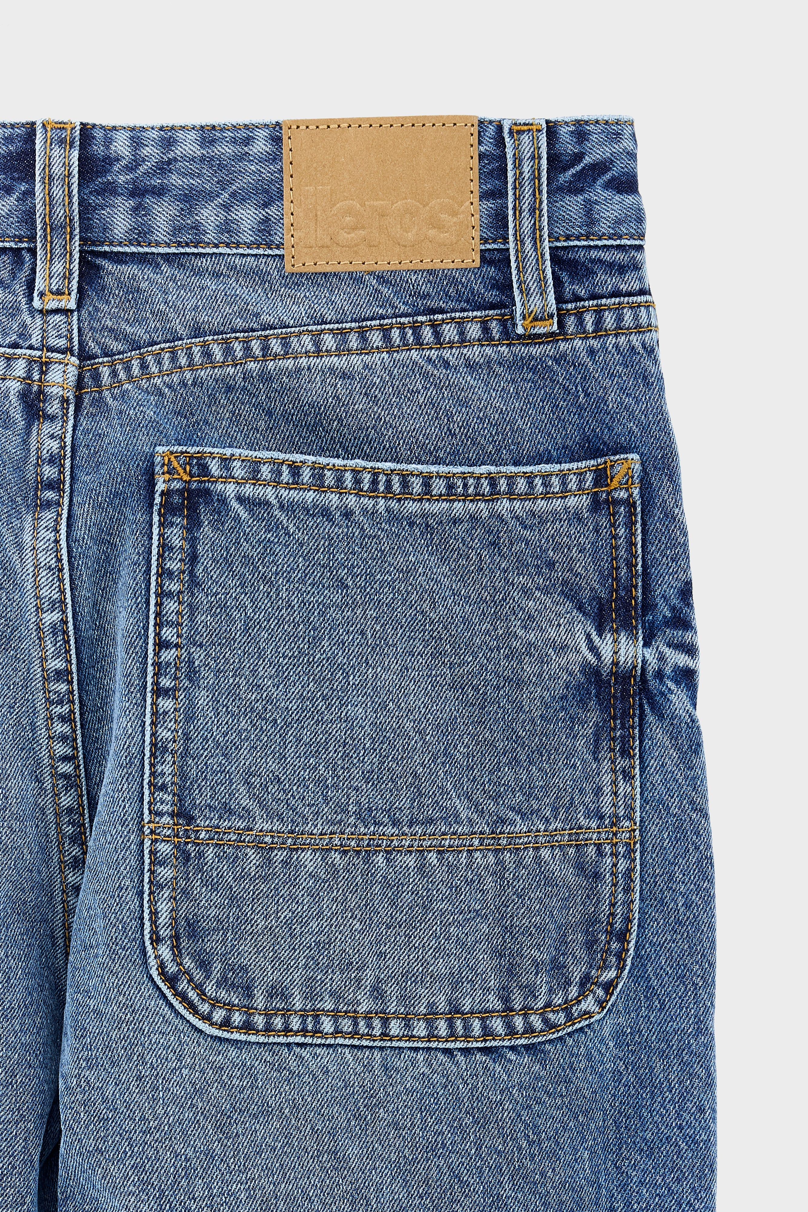 Phill relaxed jeans (261 / B / MD BLUE MARBLE)