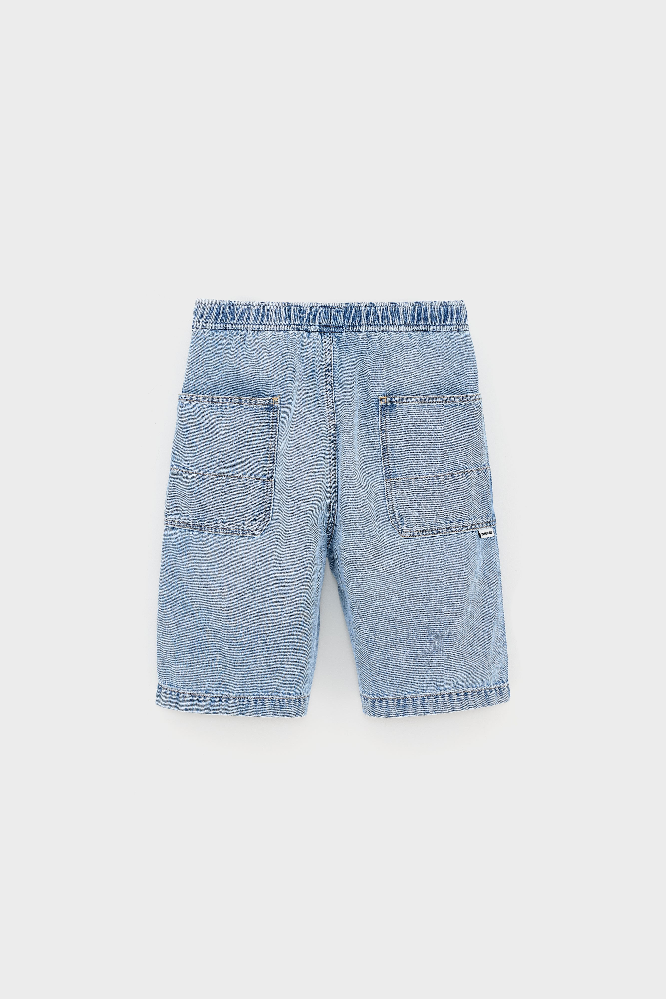 Willemn Baggy Short - Lt blue bleach For Boys | Bellerose