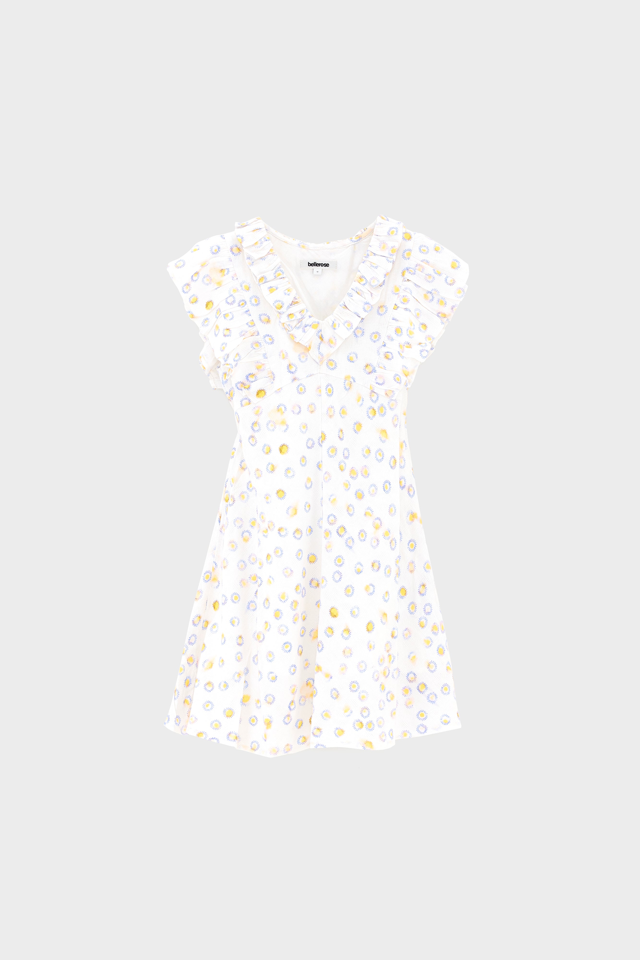 Mini-robe Honey - Klein / Off white / Sun Pour Fille | Bellerose