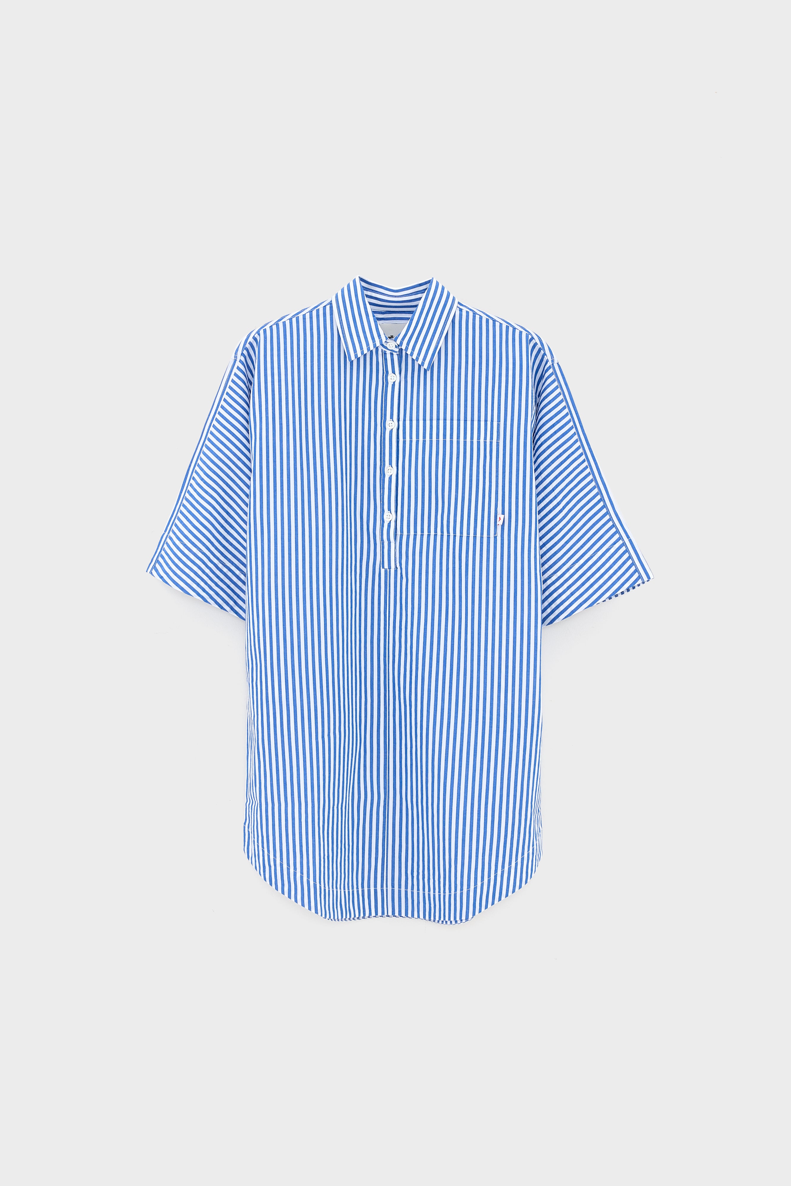 Robe Chemise Apoloh - Indigo / White Pour Fille | Bellerose