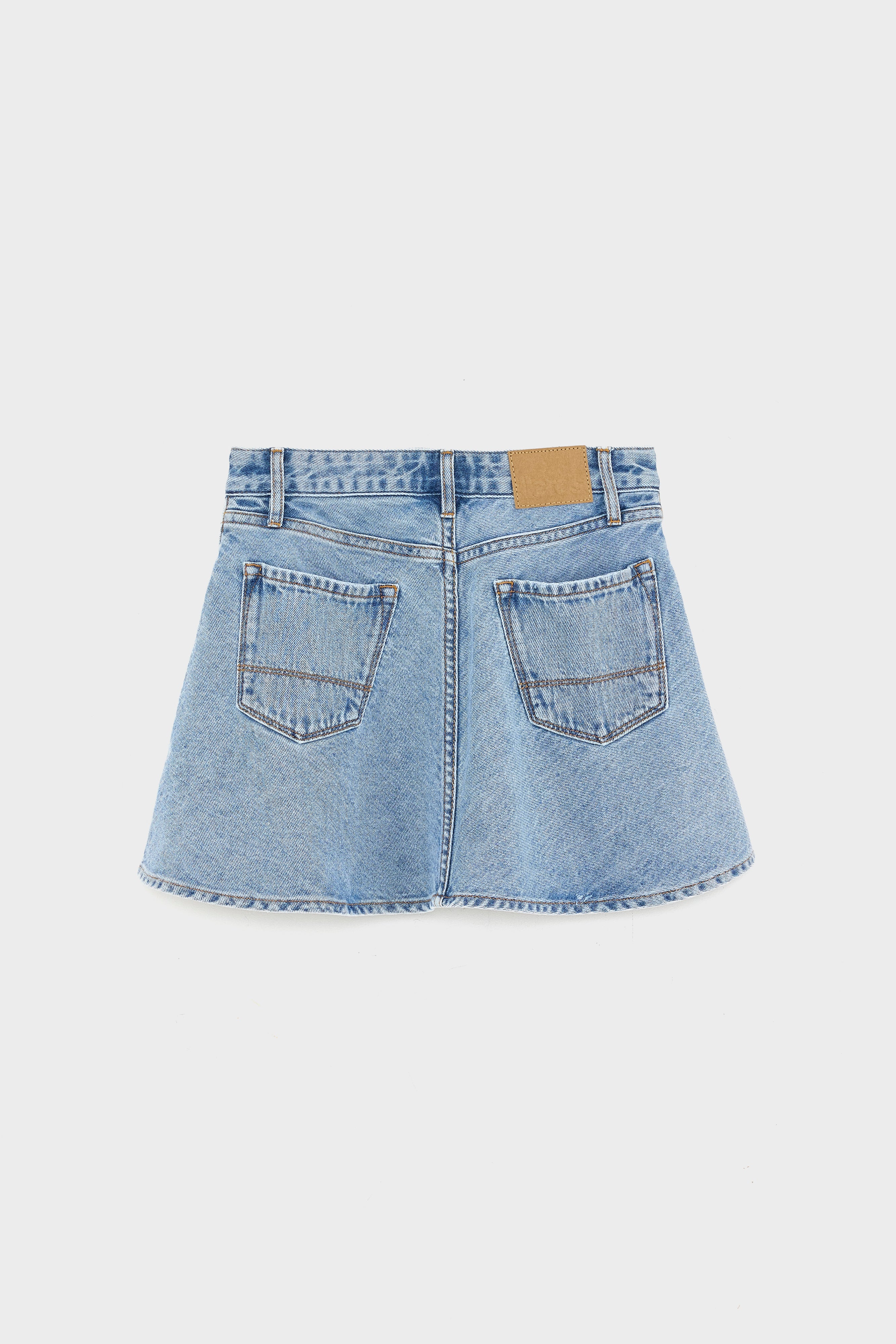 Pecan Mini Denim Skirt - Md blue bleach For Girls | Bellerose