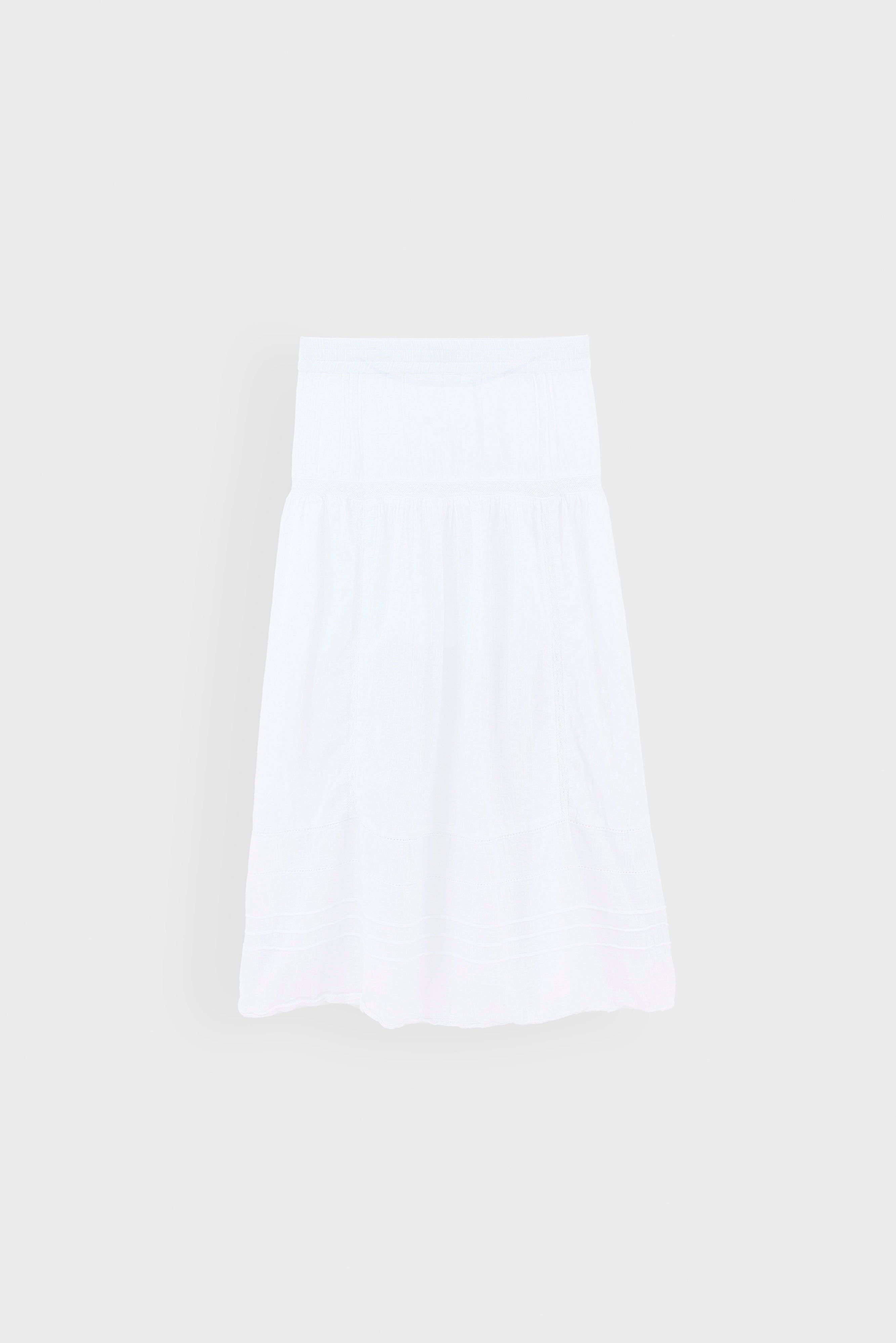 Hocus Long Skirt - White For Girls | Bellerose