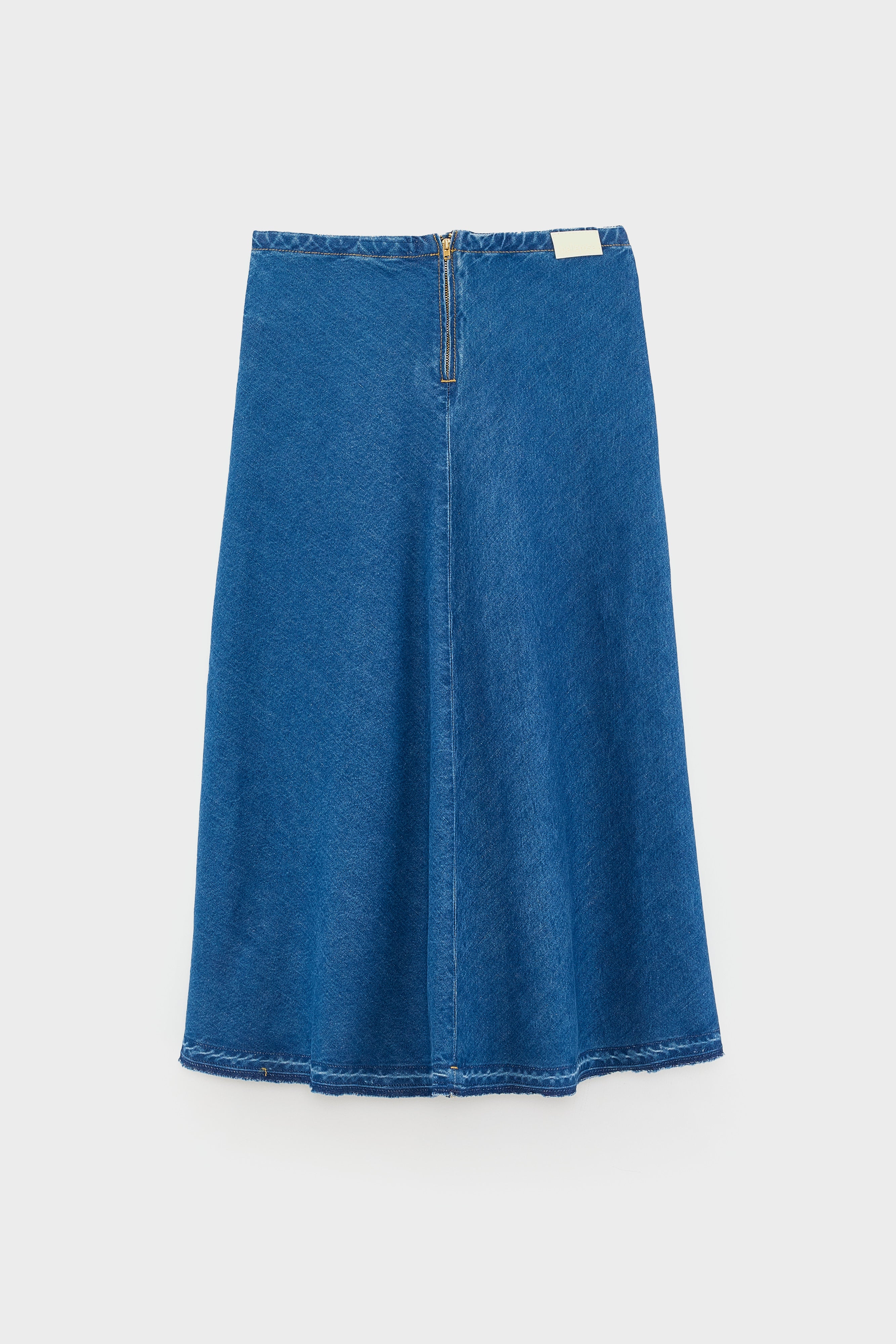 Phlox Long Denim Skirt - Blue stone For Girls | Bellerose