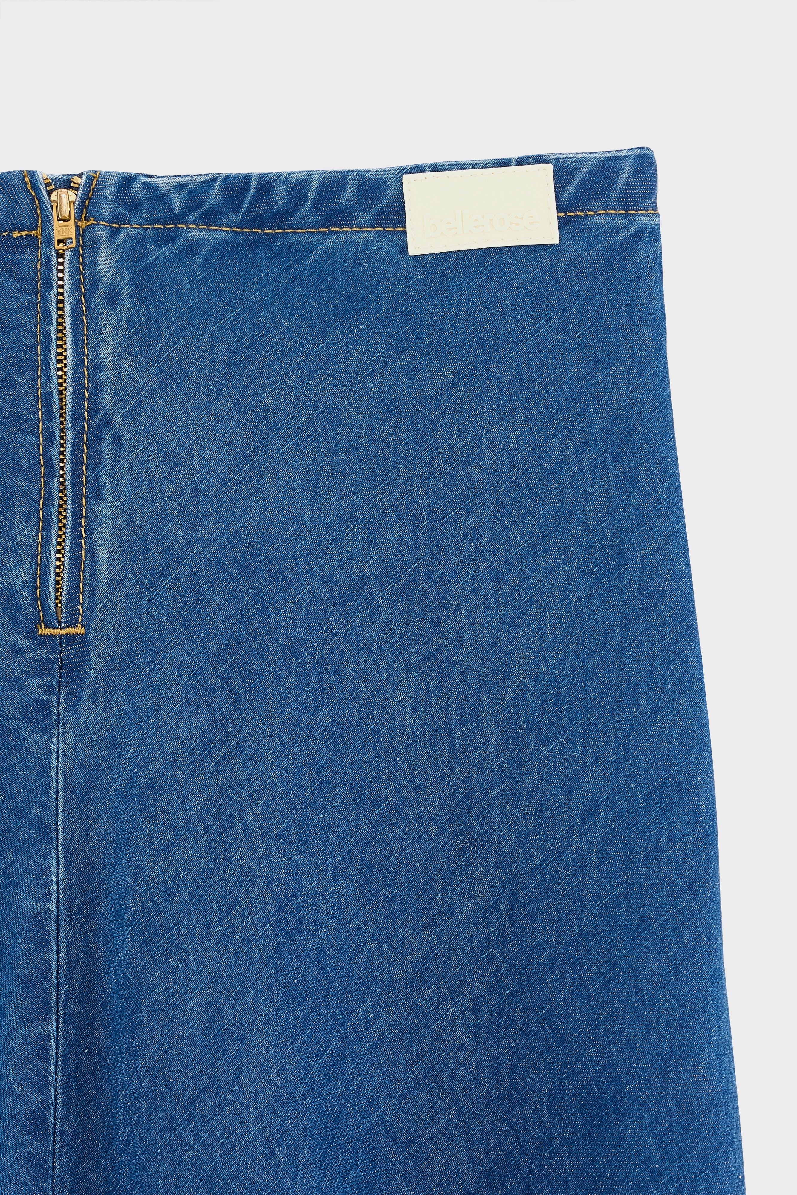 Phlox Long Denim Skirt - Blue stone For Girls | Bellerose
