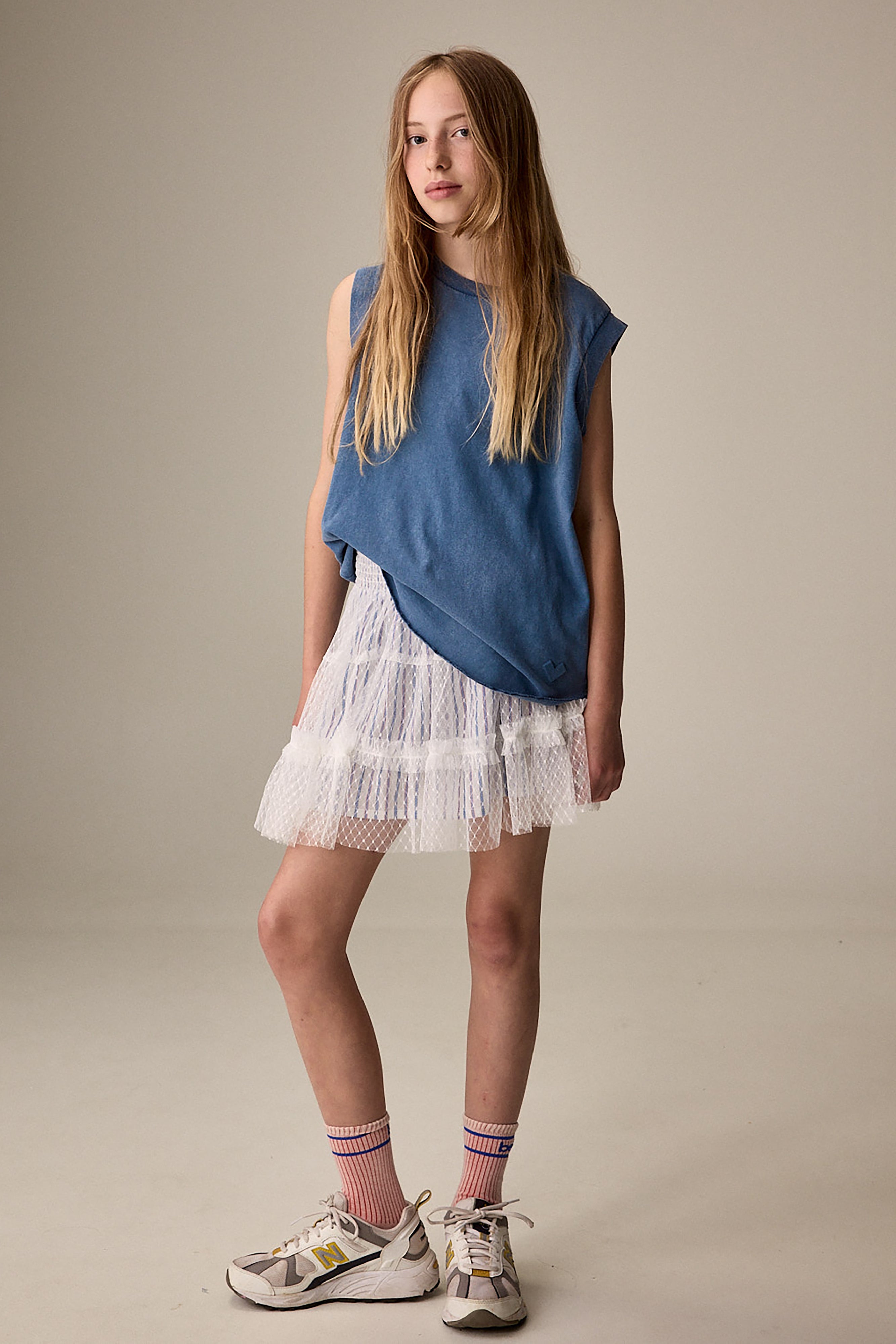 Minijupe Hya - Off white Pour Fille | Bellerose