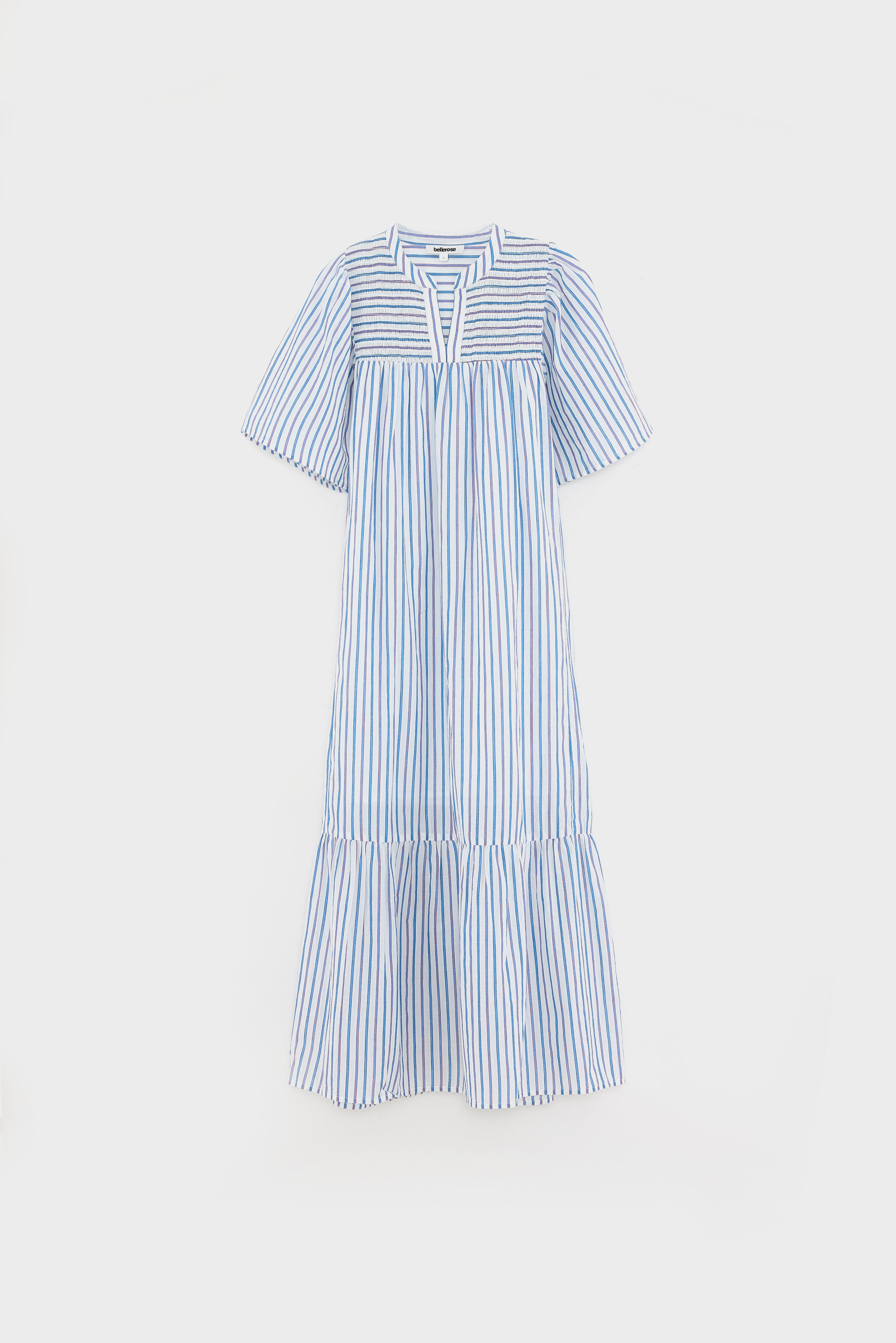 Robe Longue Hilly - Carmin / Nattier / White Pour Fille | Bellerose