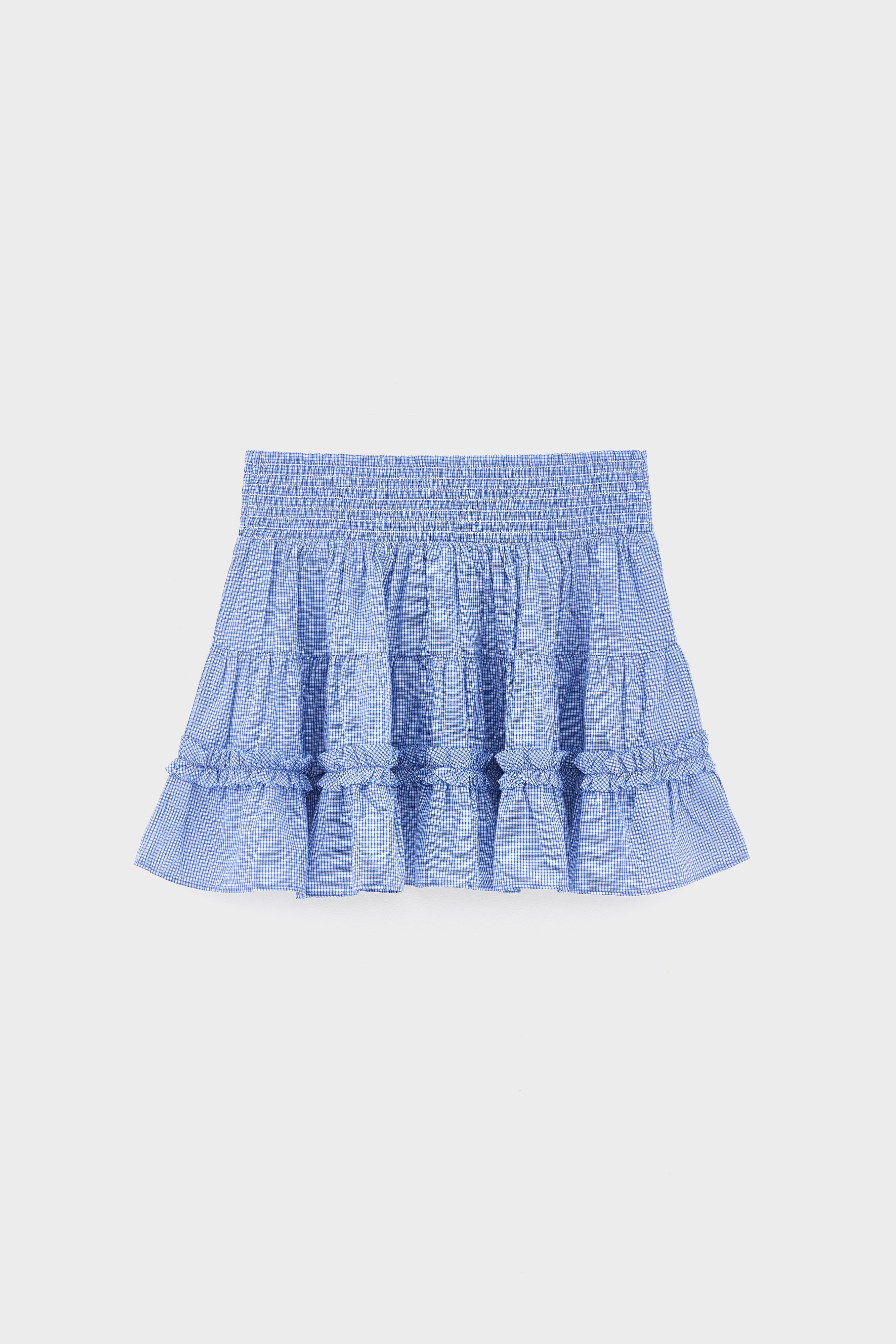 Hyaa Mini Skirt - Nattier / White For Girls | Bellerose
