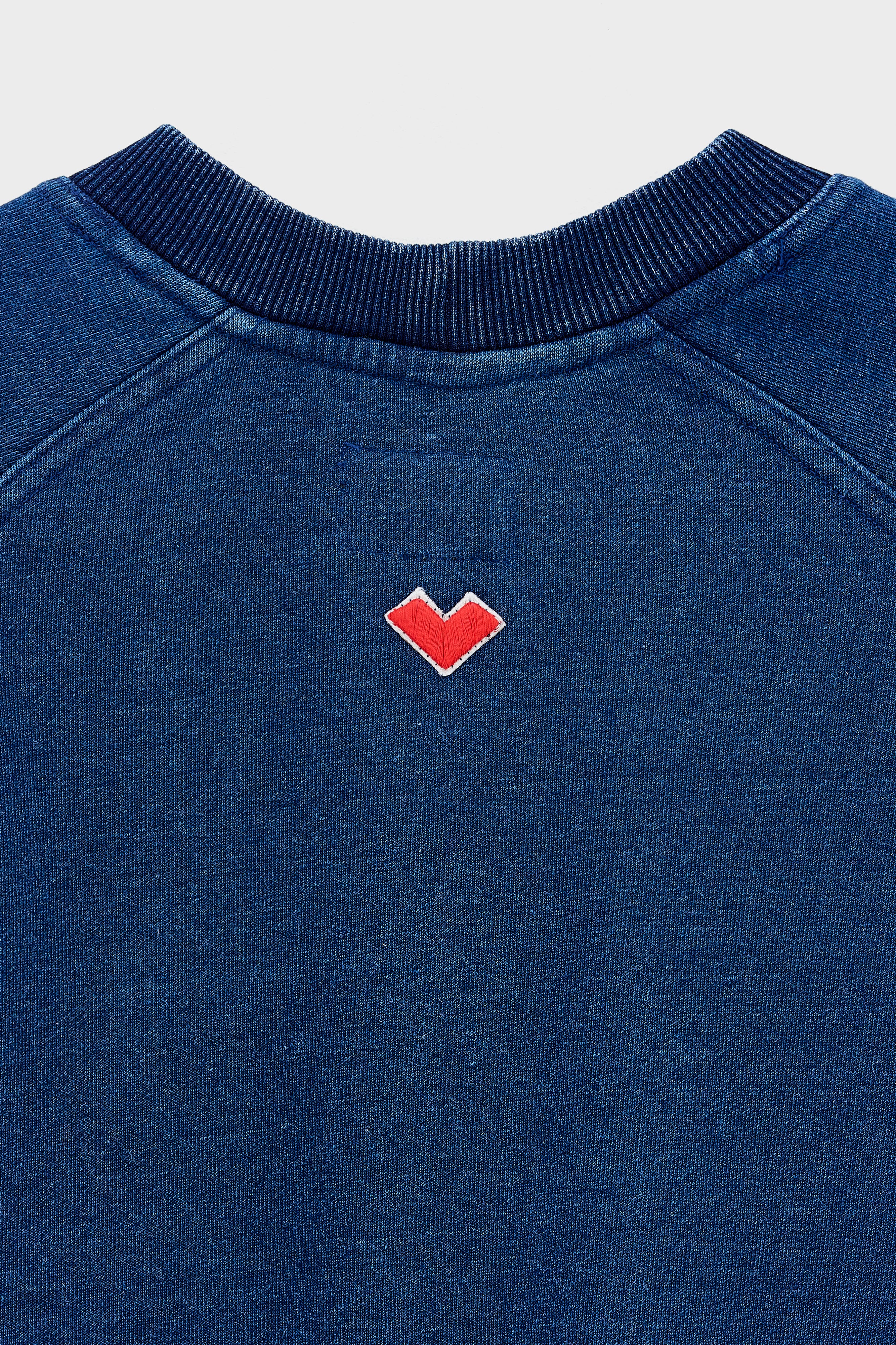 Fabini short-sleeve sweatshirt (261 / G / INDIGO)