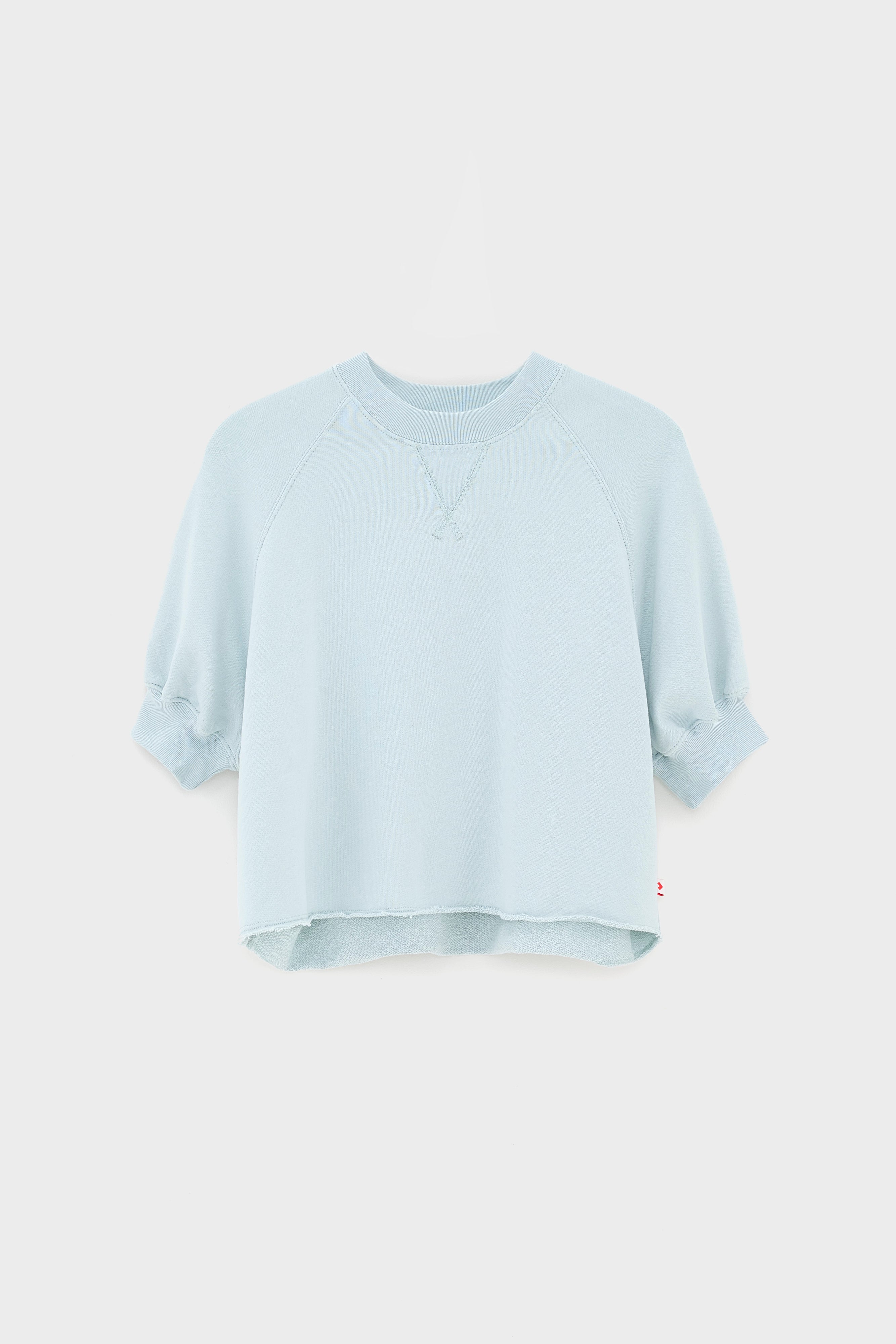 Fabini Short-sleeve Sweatshirt - Aqua For Girls | Bellerose