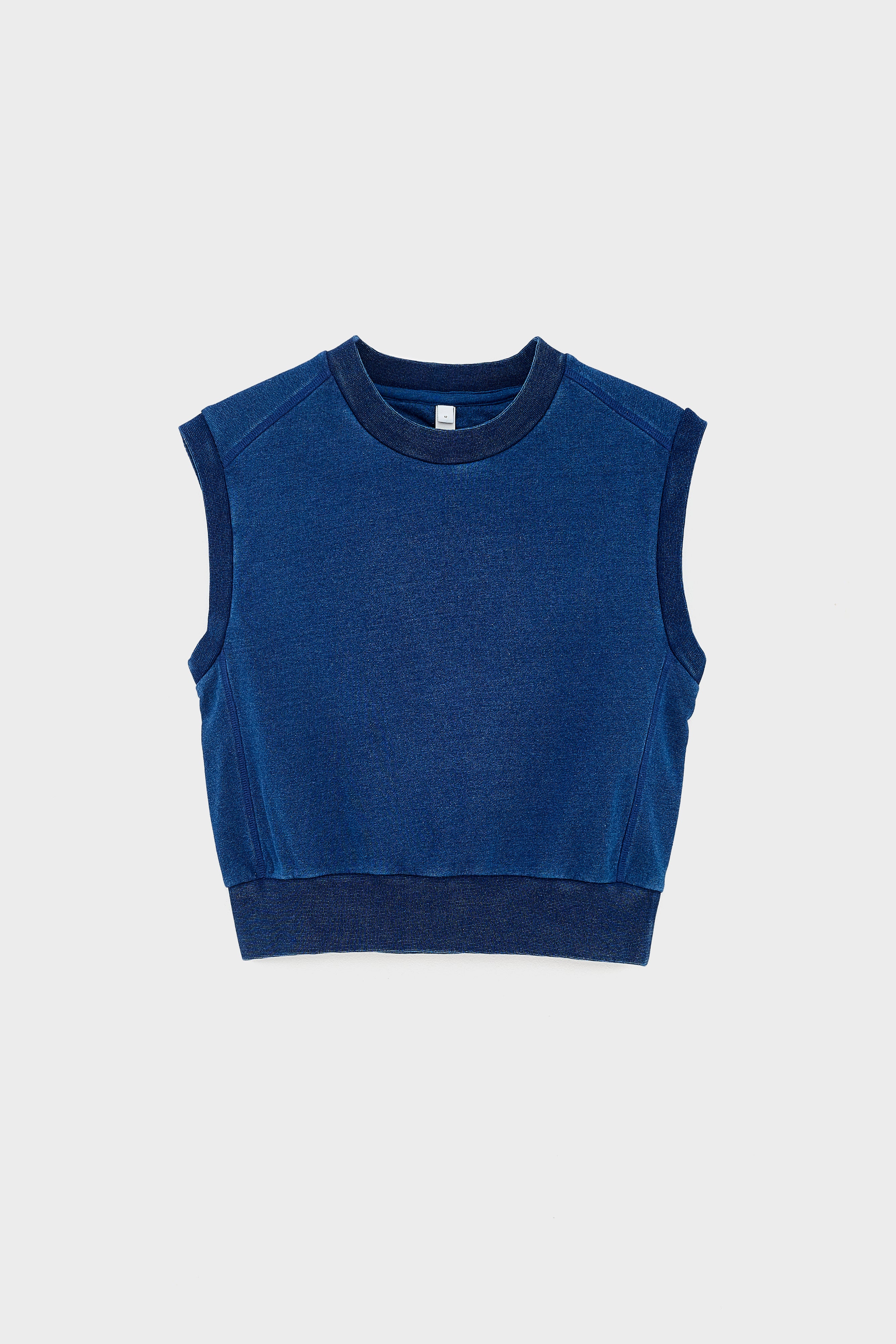 Azula Sleeveless Sweatshirt - Indigo For Girls | Bellerose