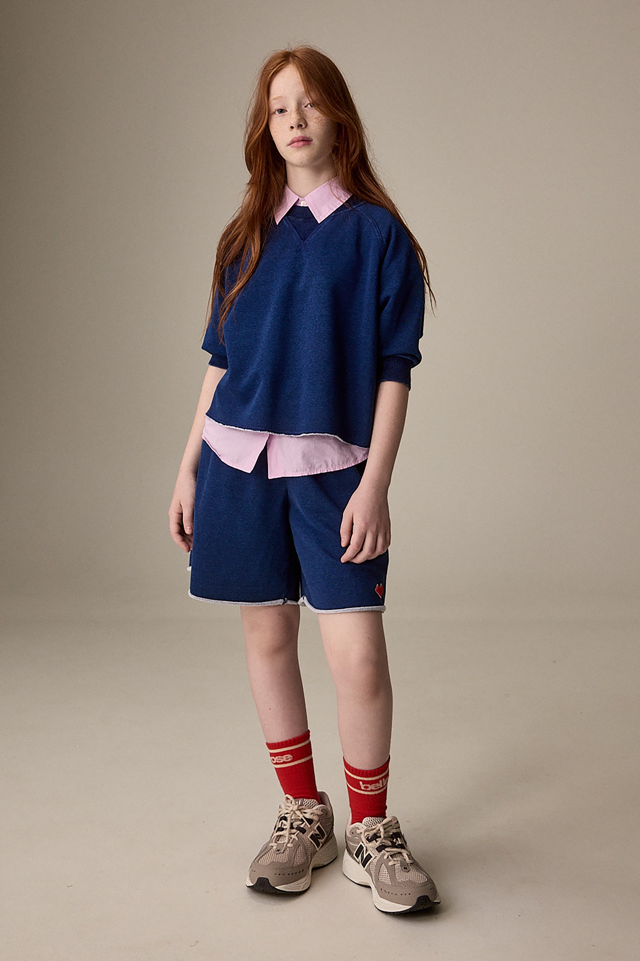 Alton Relaxed Shorts - Indigo For Girls | Bellerose