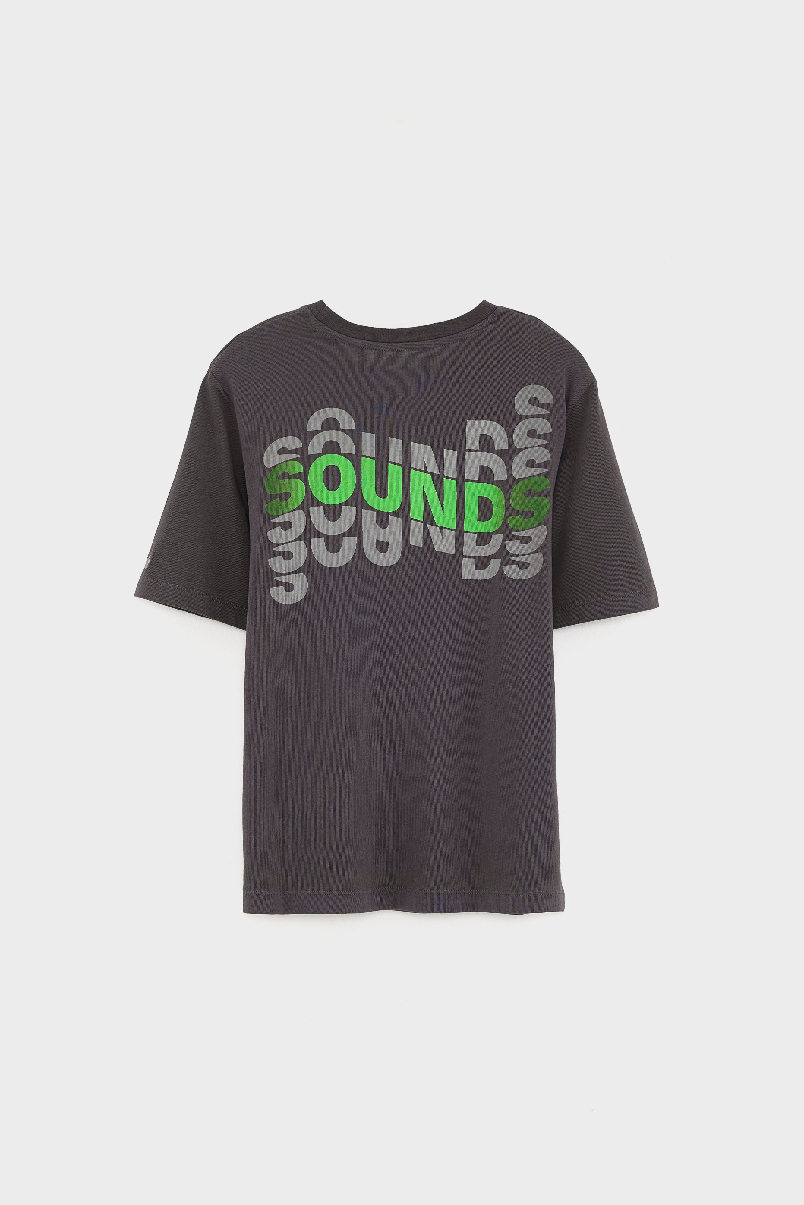 Kenny Short-sleeve T-shirt - Black sand For Boys | Bellerose