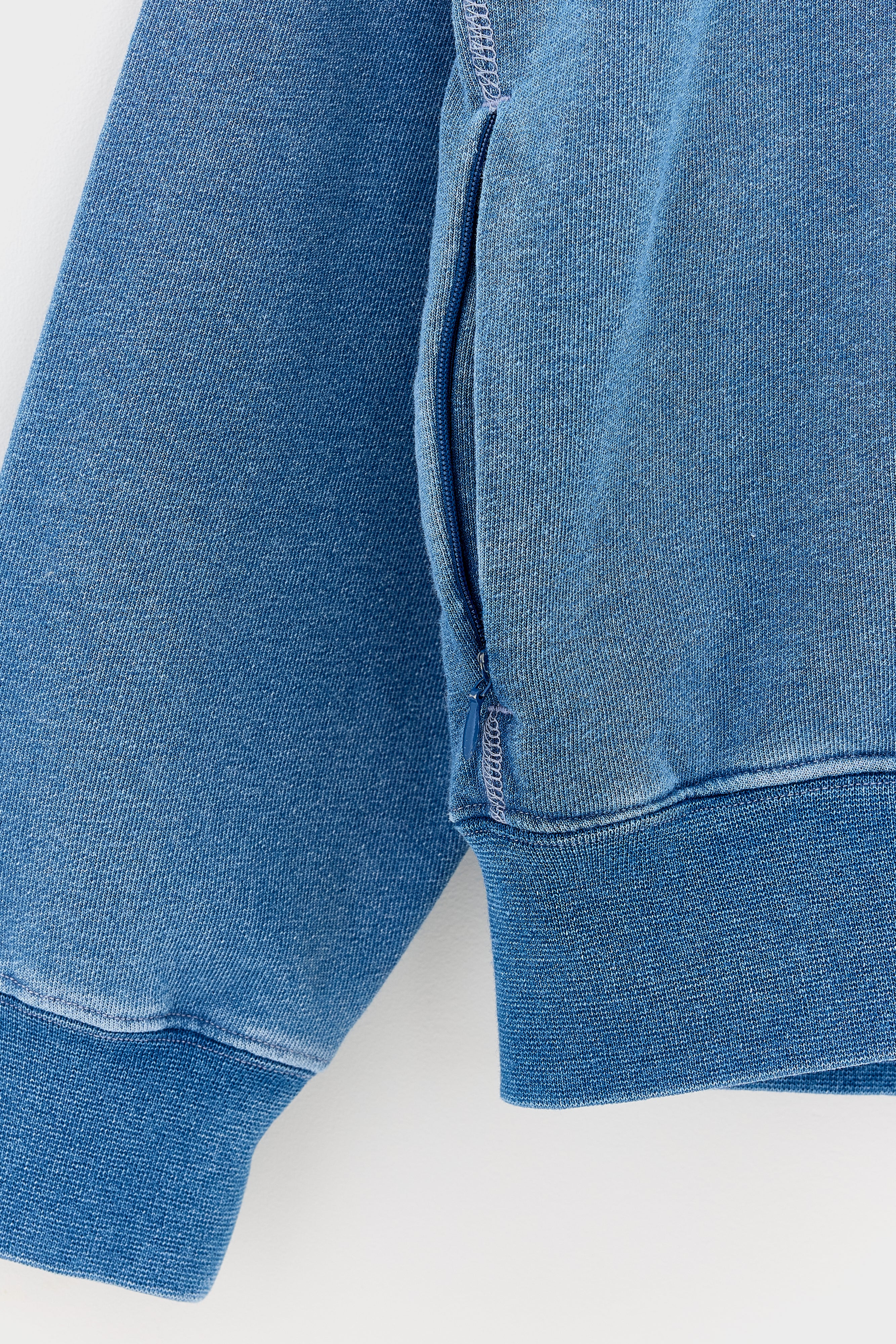 Fieko zipped hoodie (261 / B / BLUE JEANS)