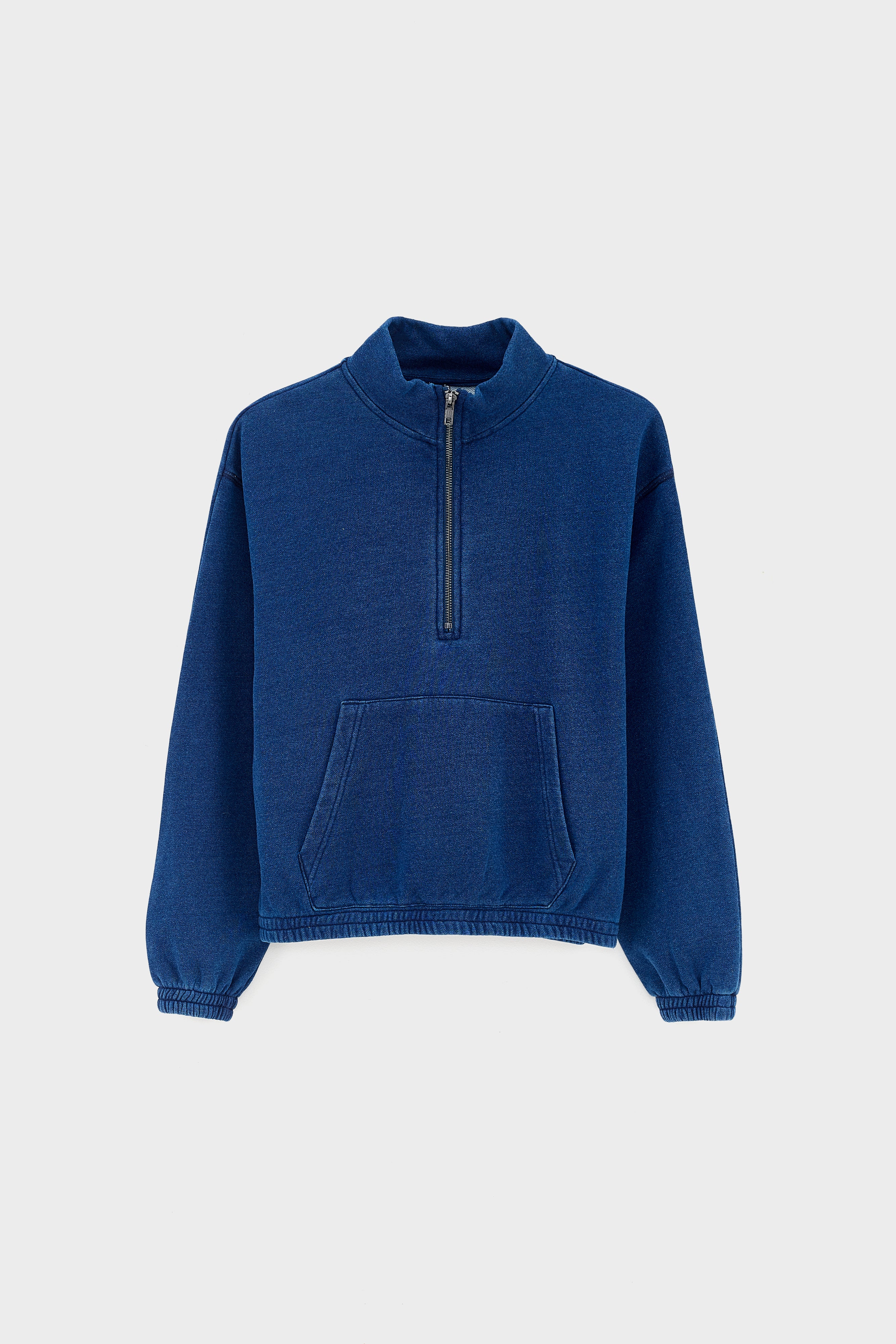 Fabril Half-zipped Sweatshirt - Indigo For Boys | Bellerose