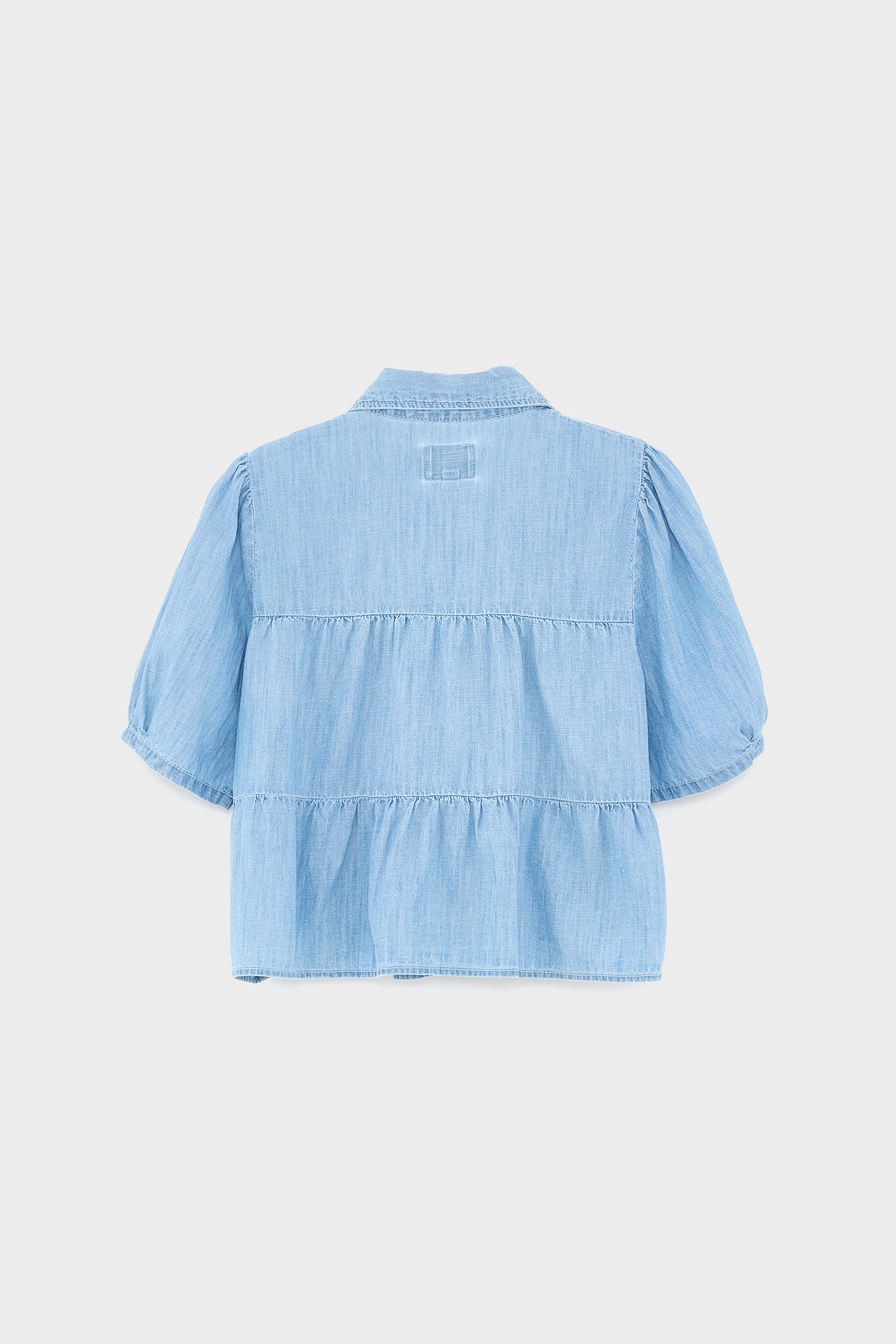 Helo Denim Shirt - Lt blue stone For Girls | Bellerose