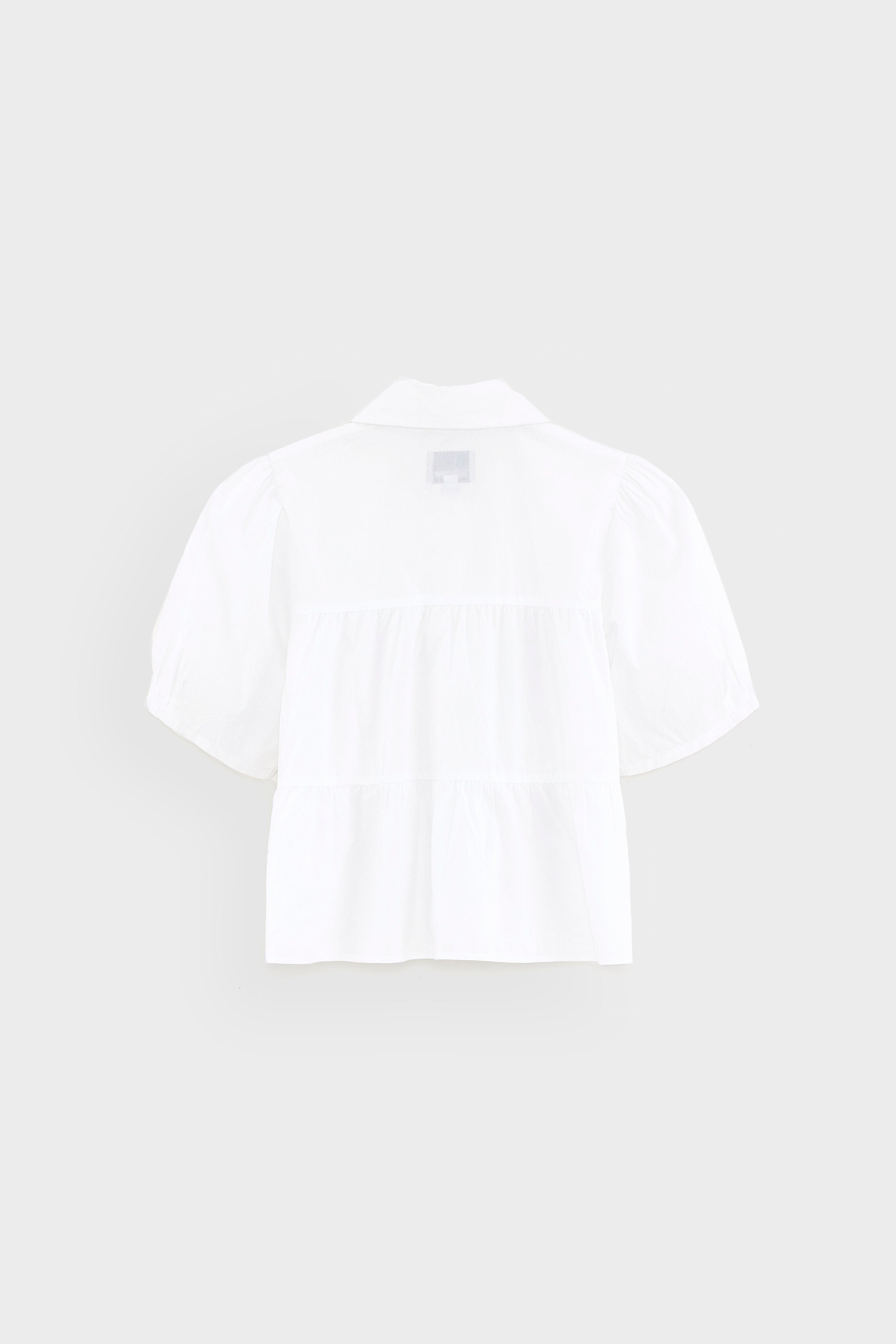 Helo Cropped Shirt - White For Girls | Bellerose